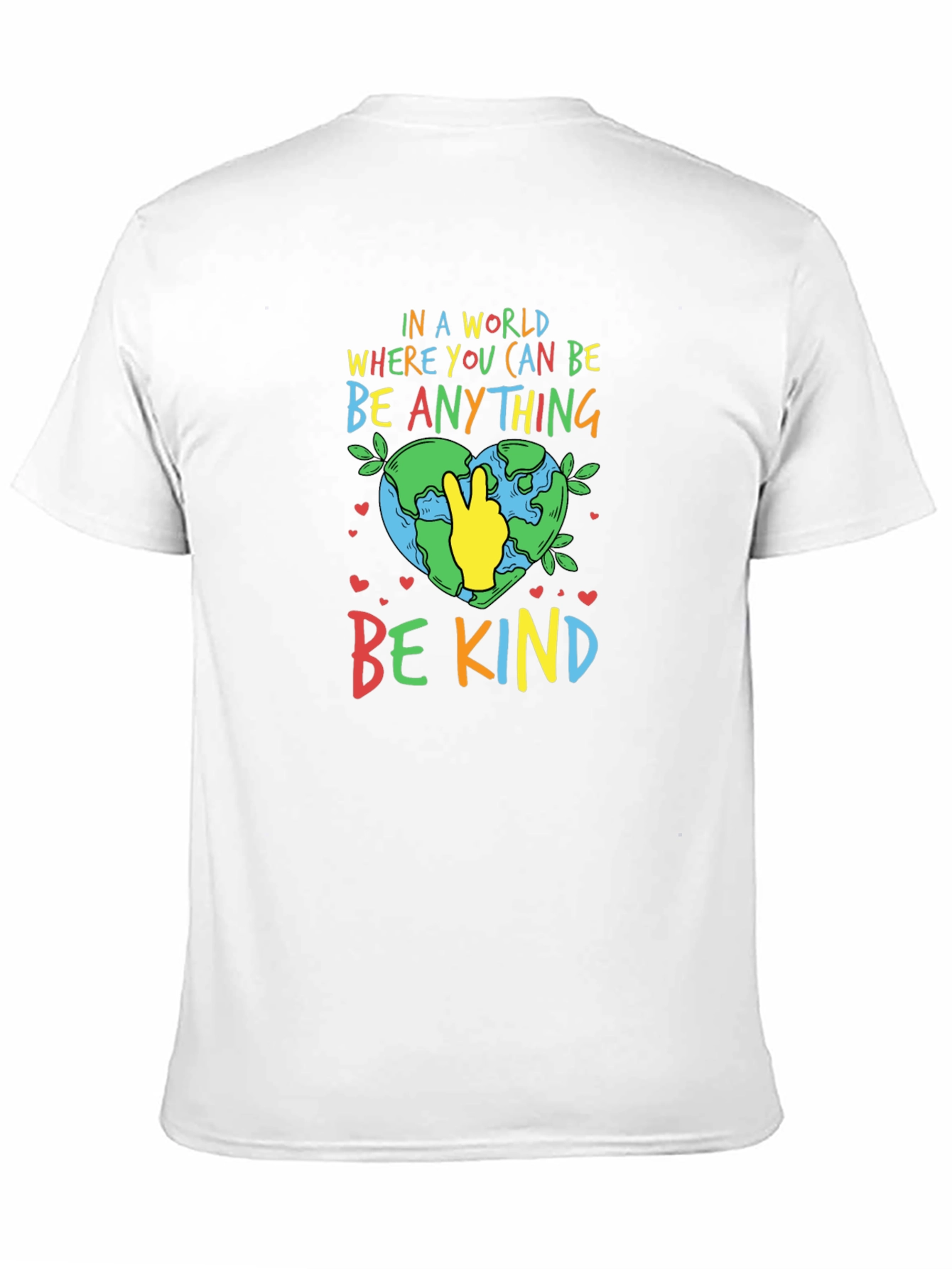 Be Kind T-Shirt - Earth Peace Sign