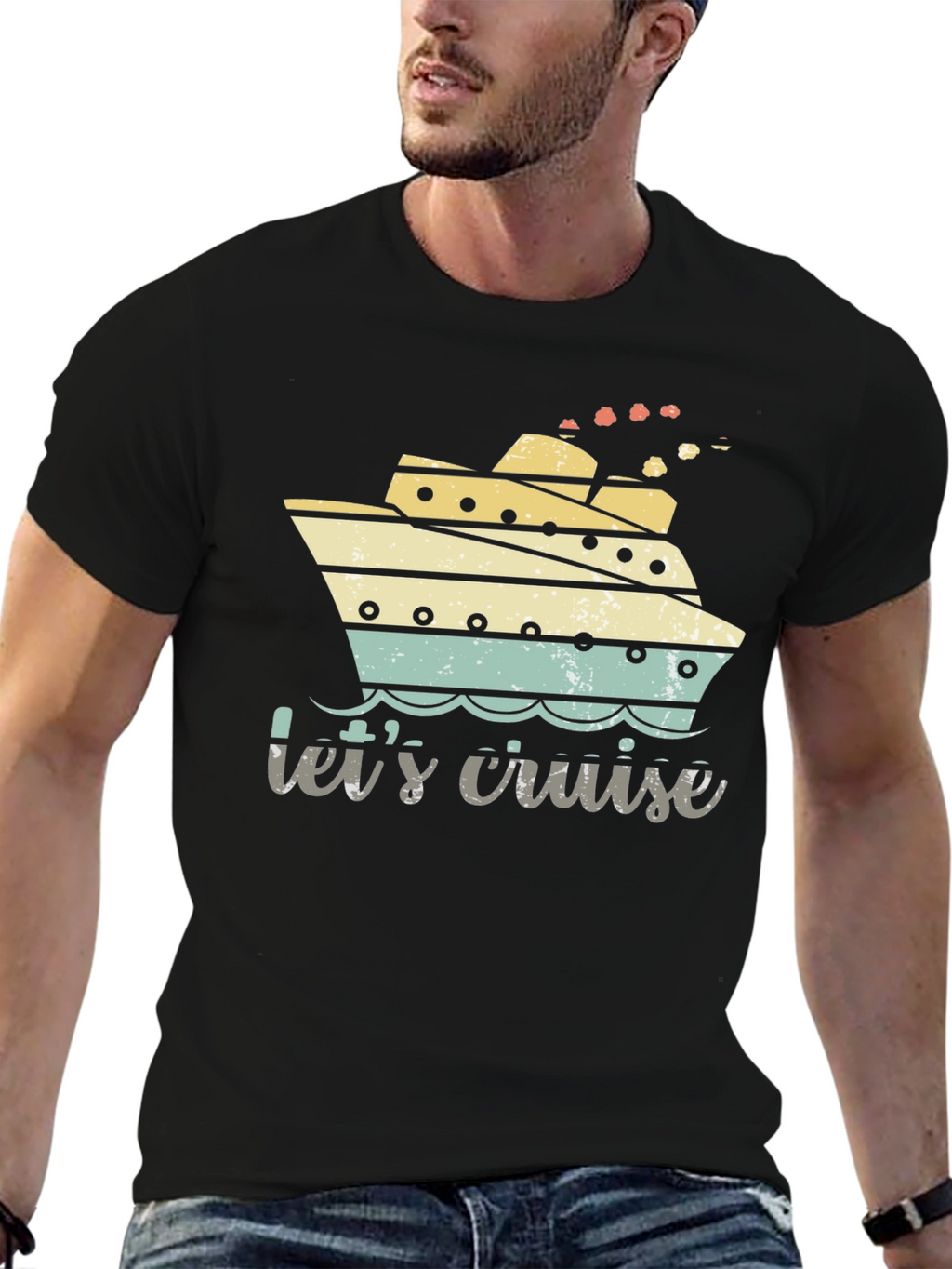 Lets Cruise Tee - Nautical Vacation Shirt