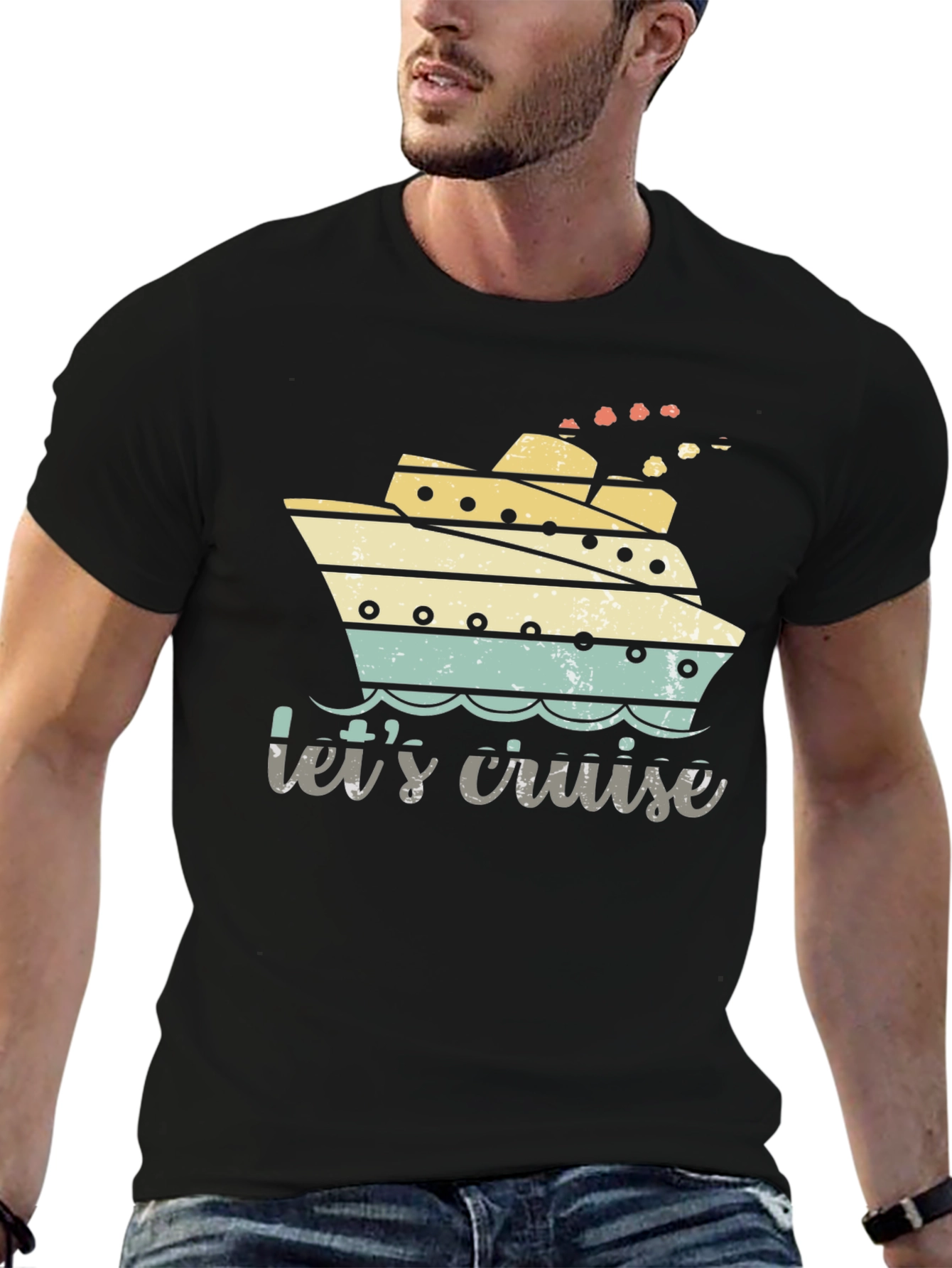 Lets Cruise Tee - Nautical Vacation Shirt