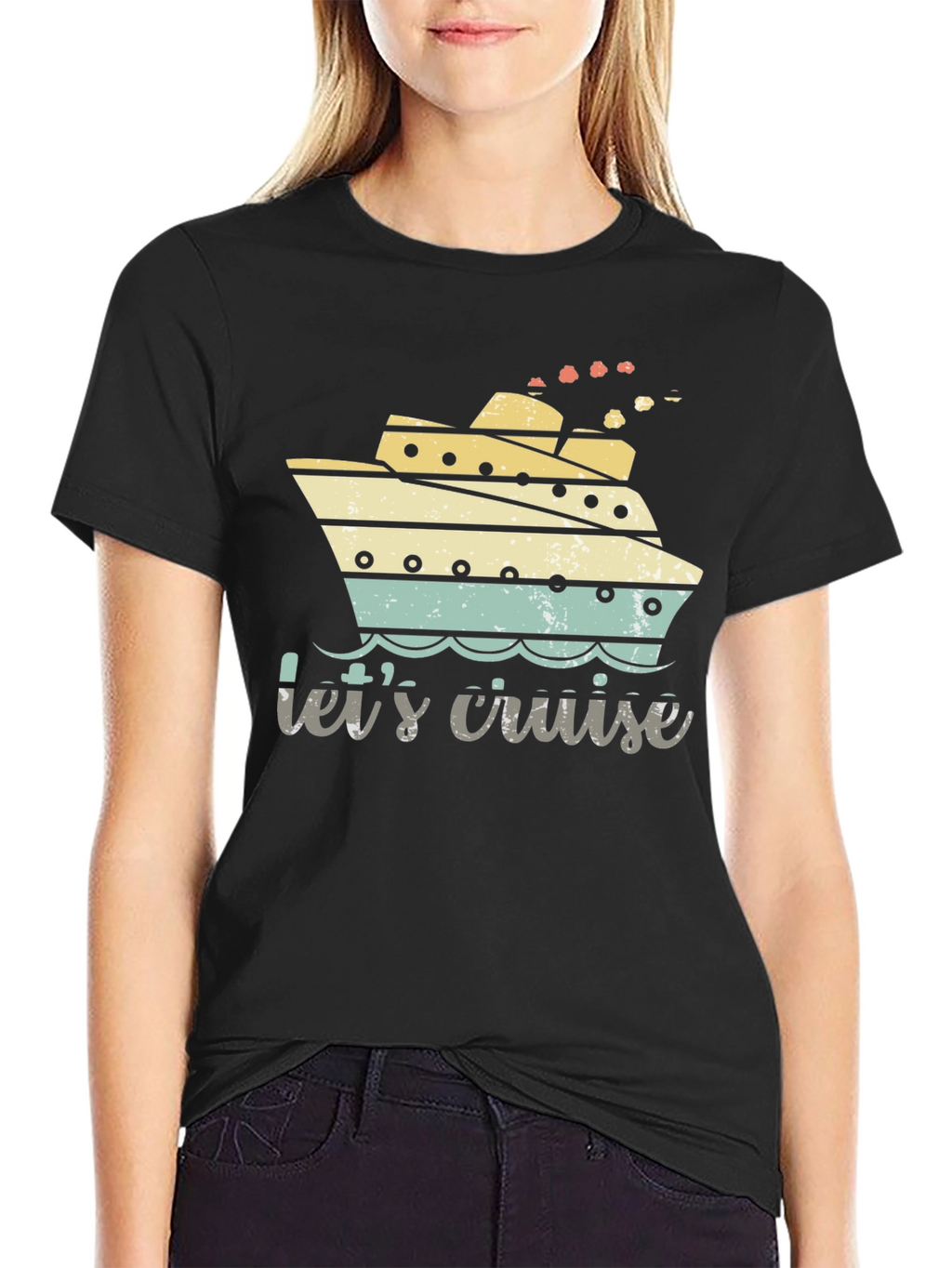 Lets Cruise Tee - Nautical Vacation Shirt