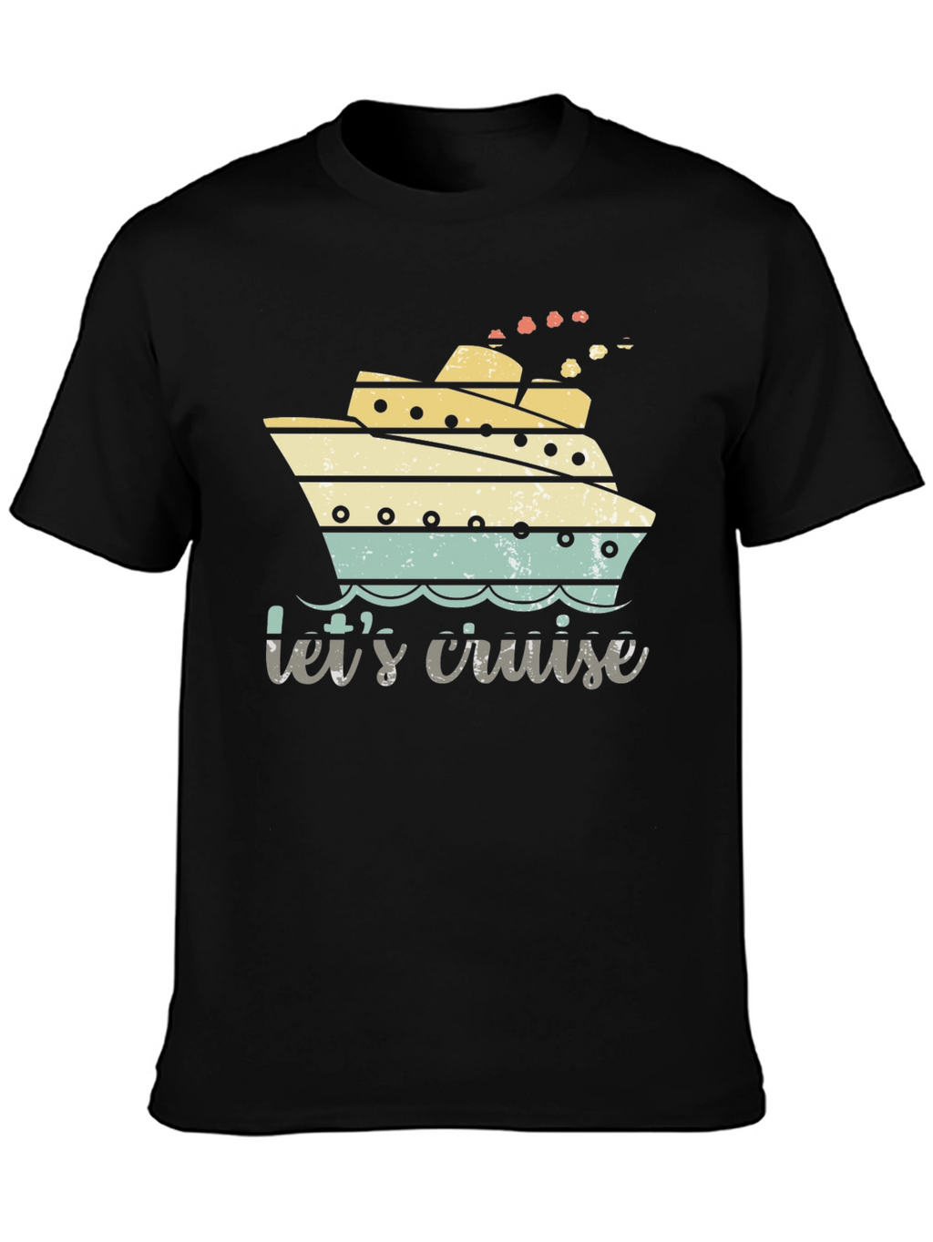 Lets Cruise Tee - Nautical Vacation Shirt