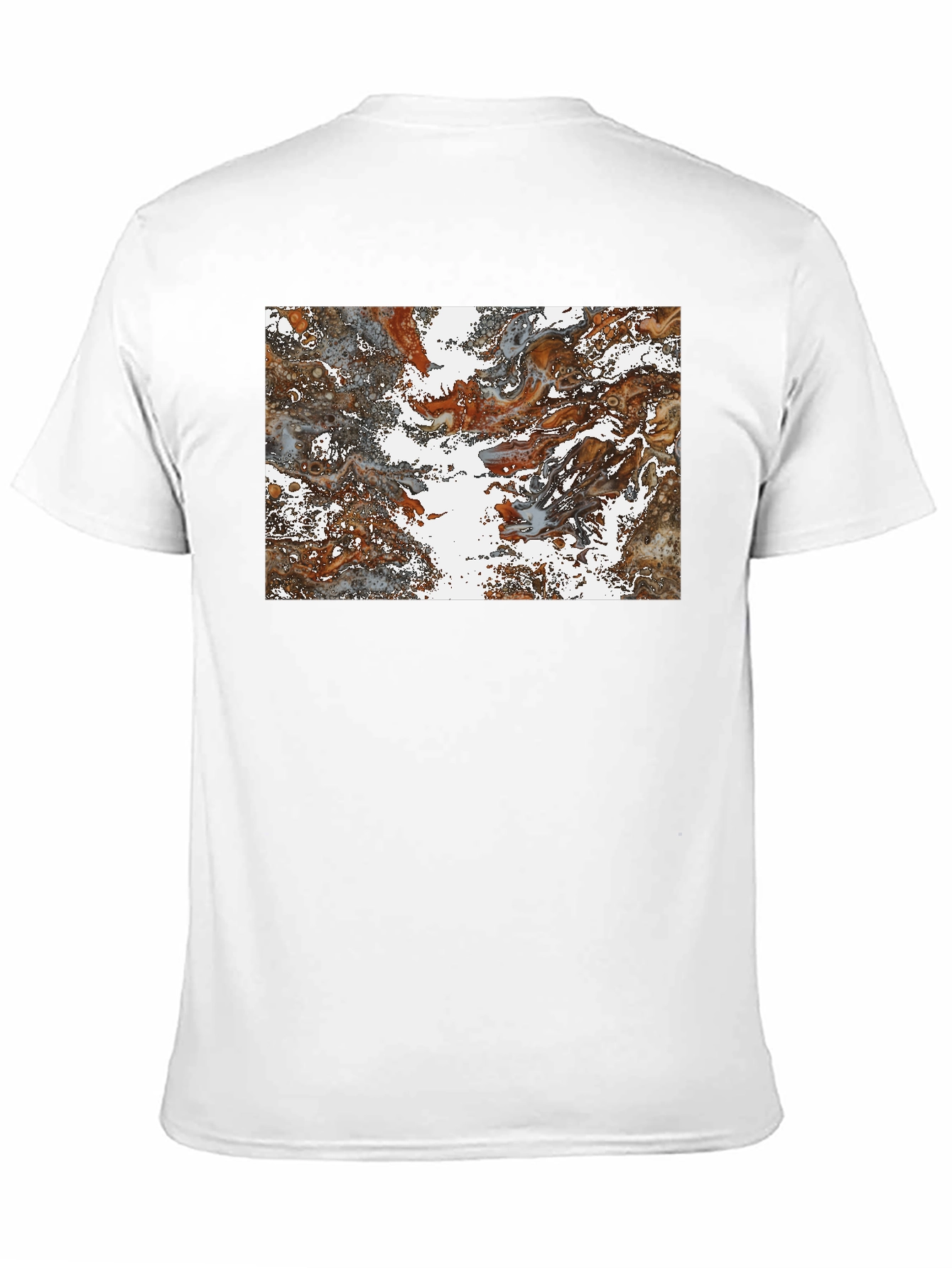 Abstract Swirl Graphic Print T-Shirt