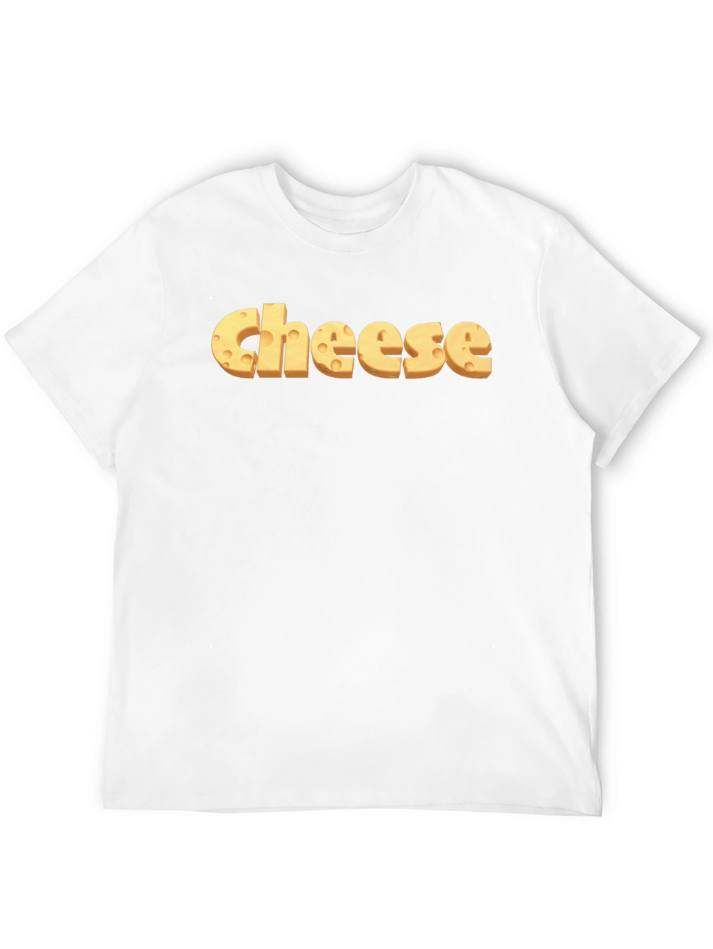 Cheese Graphic Black T-Shirt