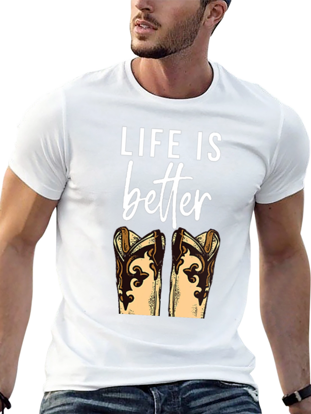 Life is Better with Boots T-Shirt