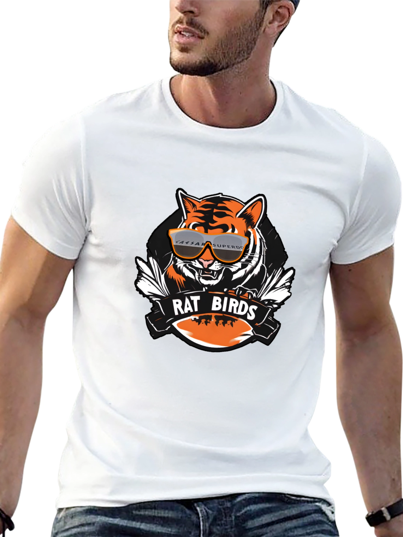 Rat Birds Graphic T-Shirt - Cincinnati Bengals Inspired Tee