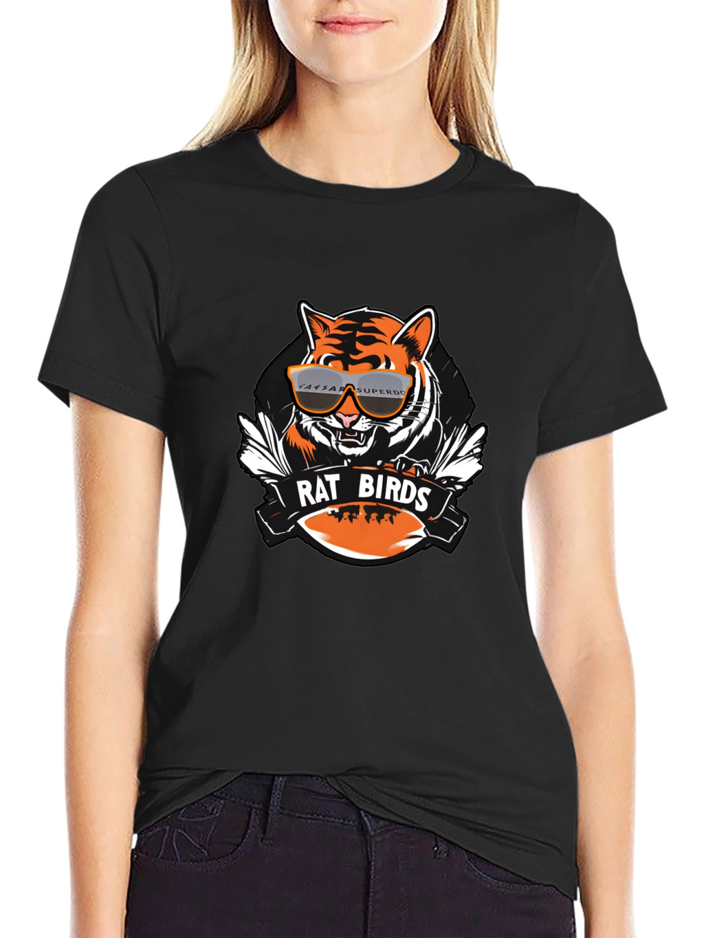 Rat Birds Graphic T-Shirt - Cincinnati Bengals Inspired Tee