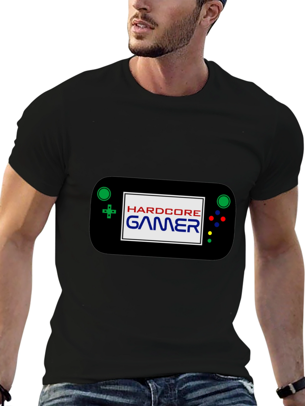 Hardcore Gamer Graphic T-Shirt