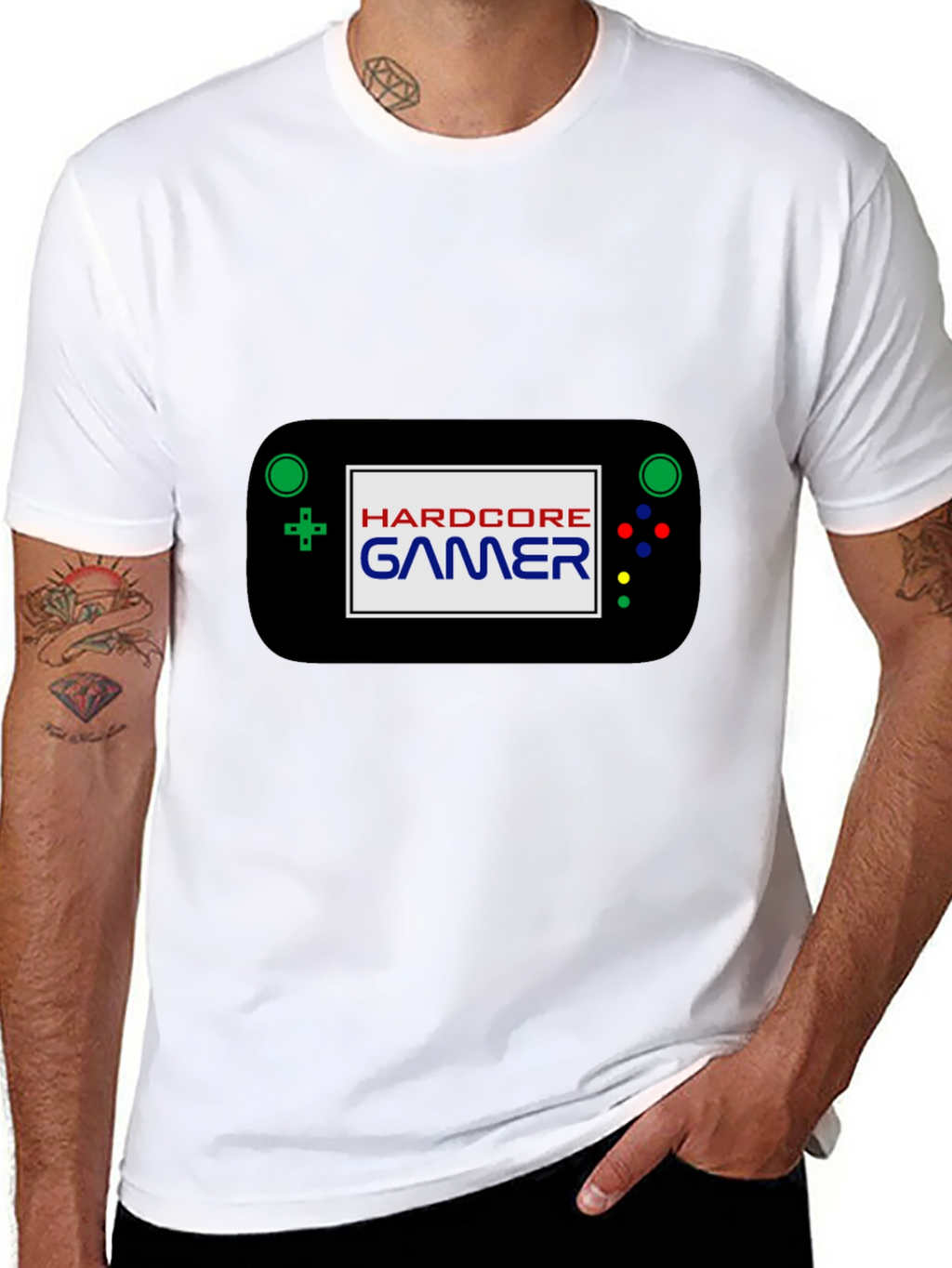 Hardcore Gamer Graphic T-Shirt