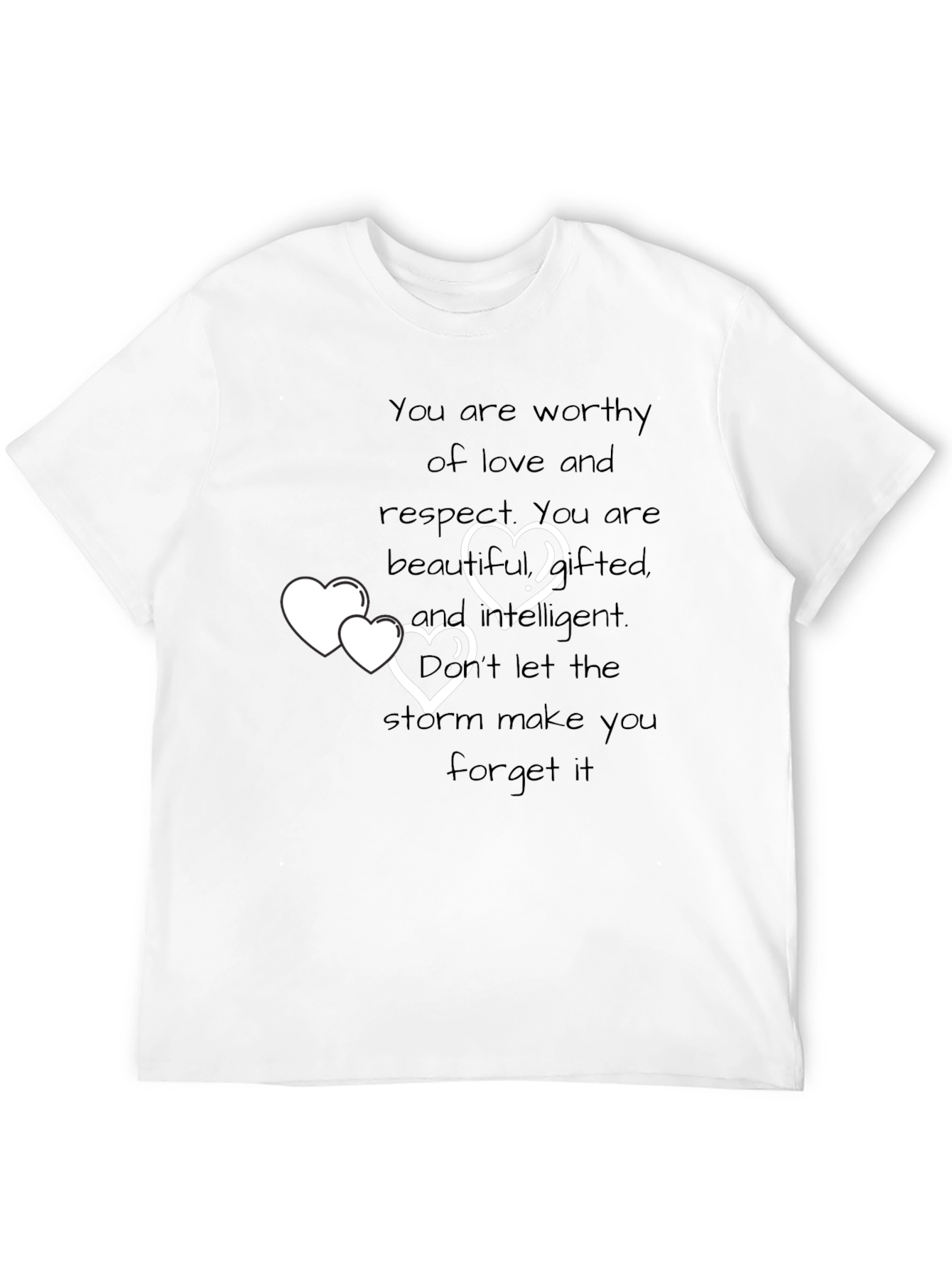 Inspirational Hearts Graphic T-Shirt
