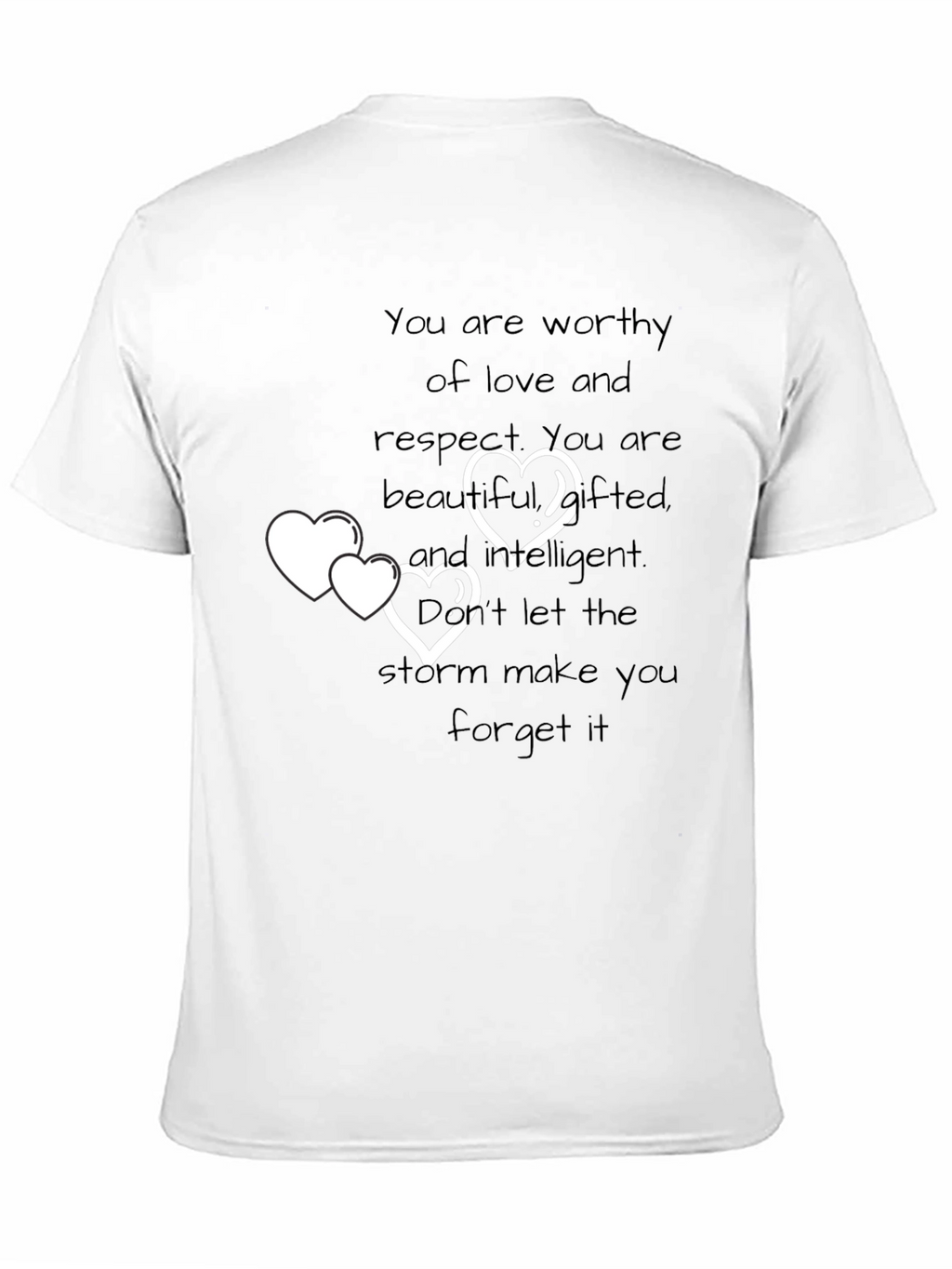 Inspirational Hearts Graphic T-Shirt