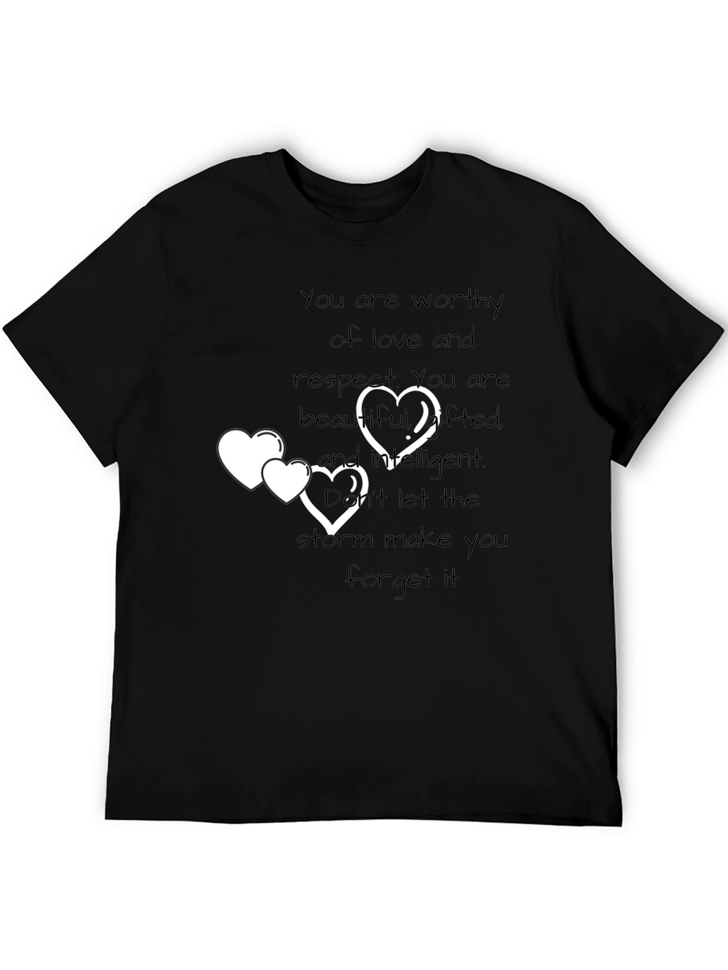 Inspirational Hearts Graphic T-Shirt