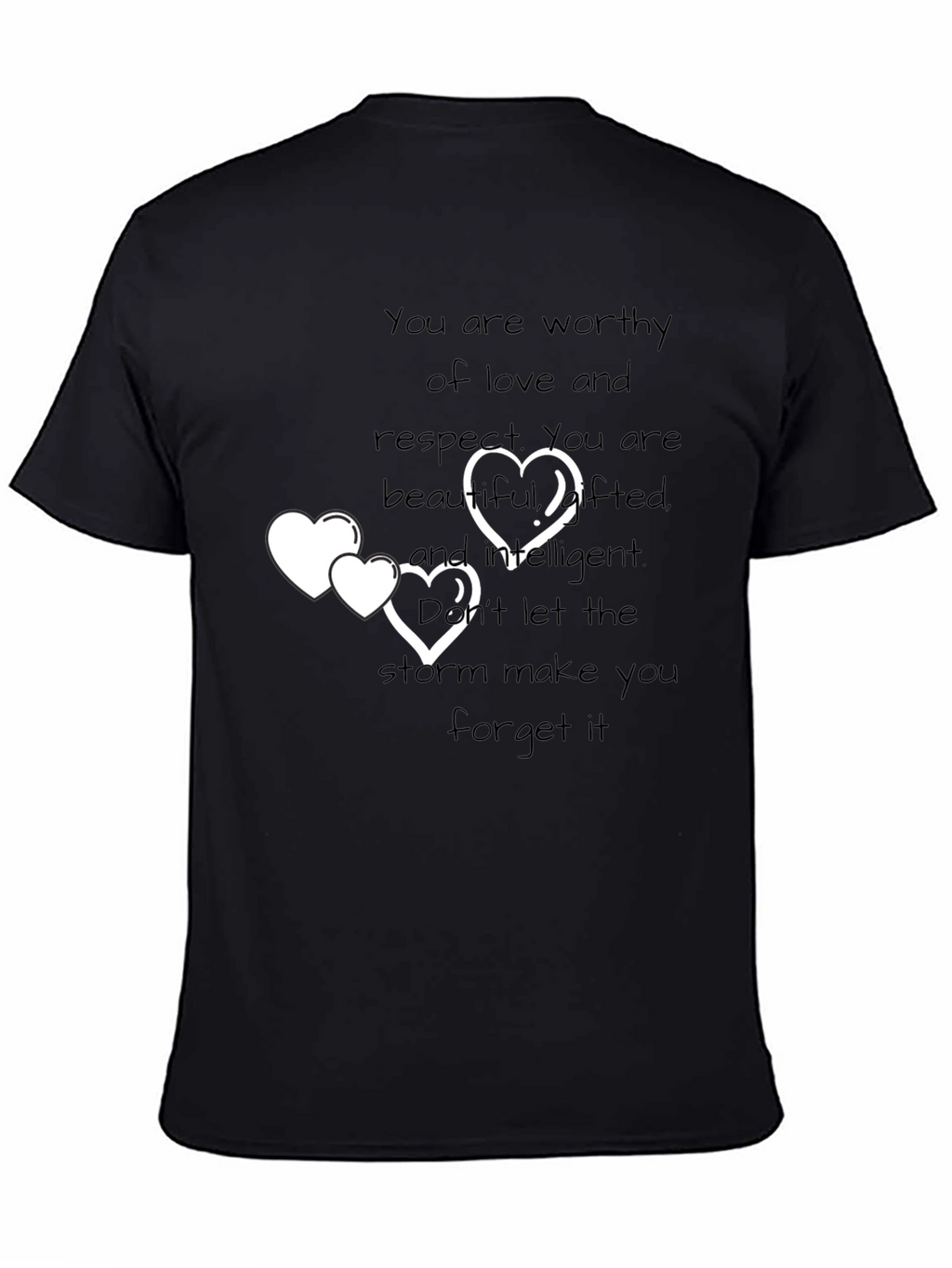 Inspirational Hearts Graphic T-Shirt