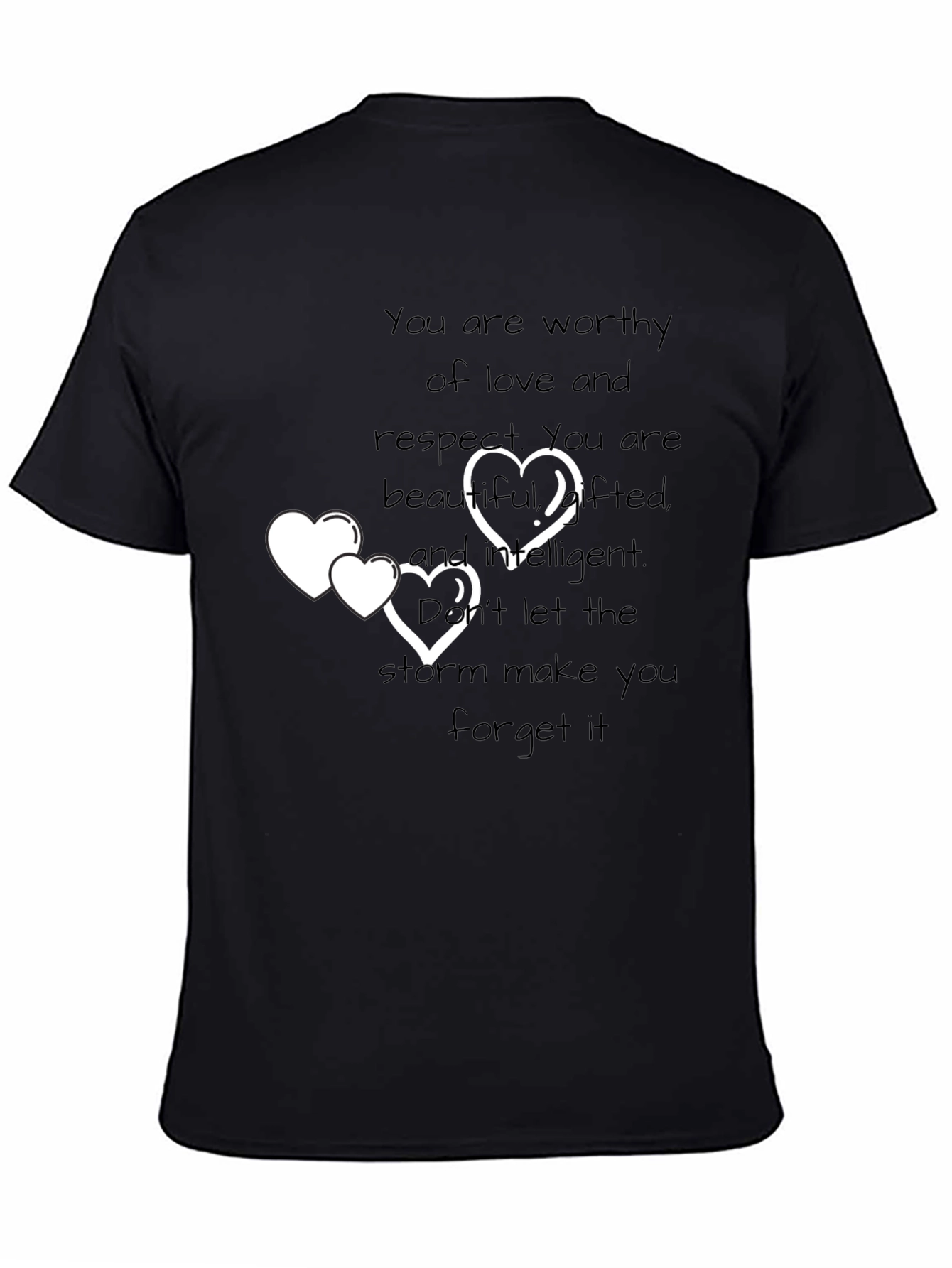 Inspirational Hearts Graphic T-Shirt