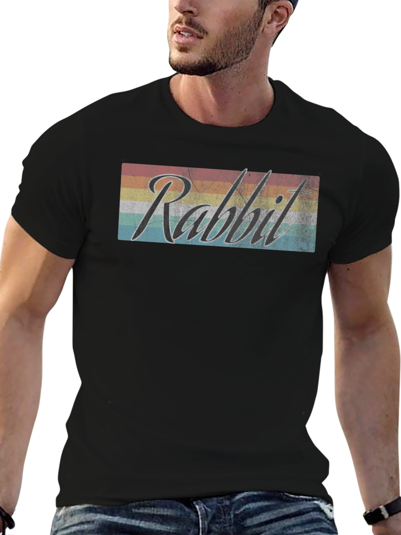 Vintage Rabbit T-Shirt - Retro Style