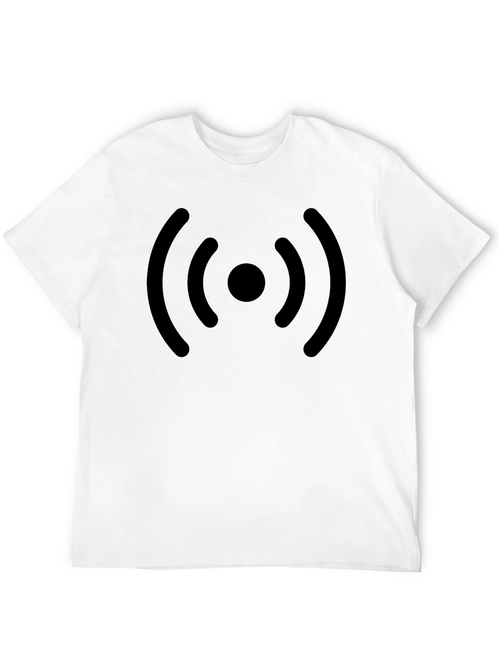 Wireless Signal Graphic T-Shirt - Modern Design