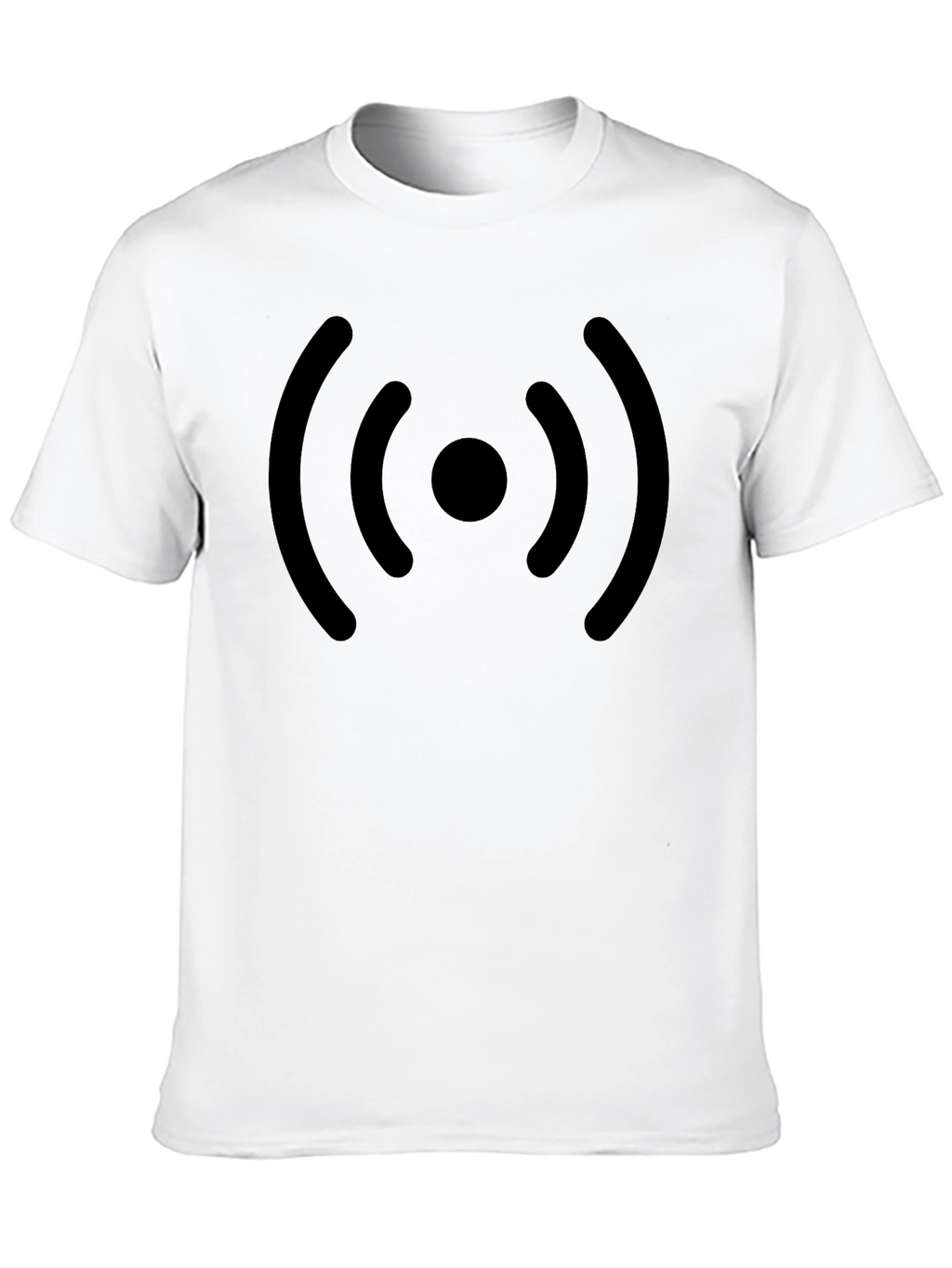 Wireless Signal Graphic T-Shirt - Modern Design