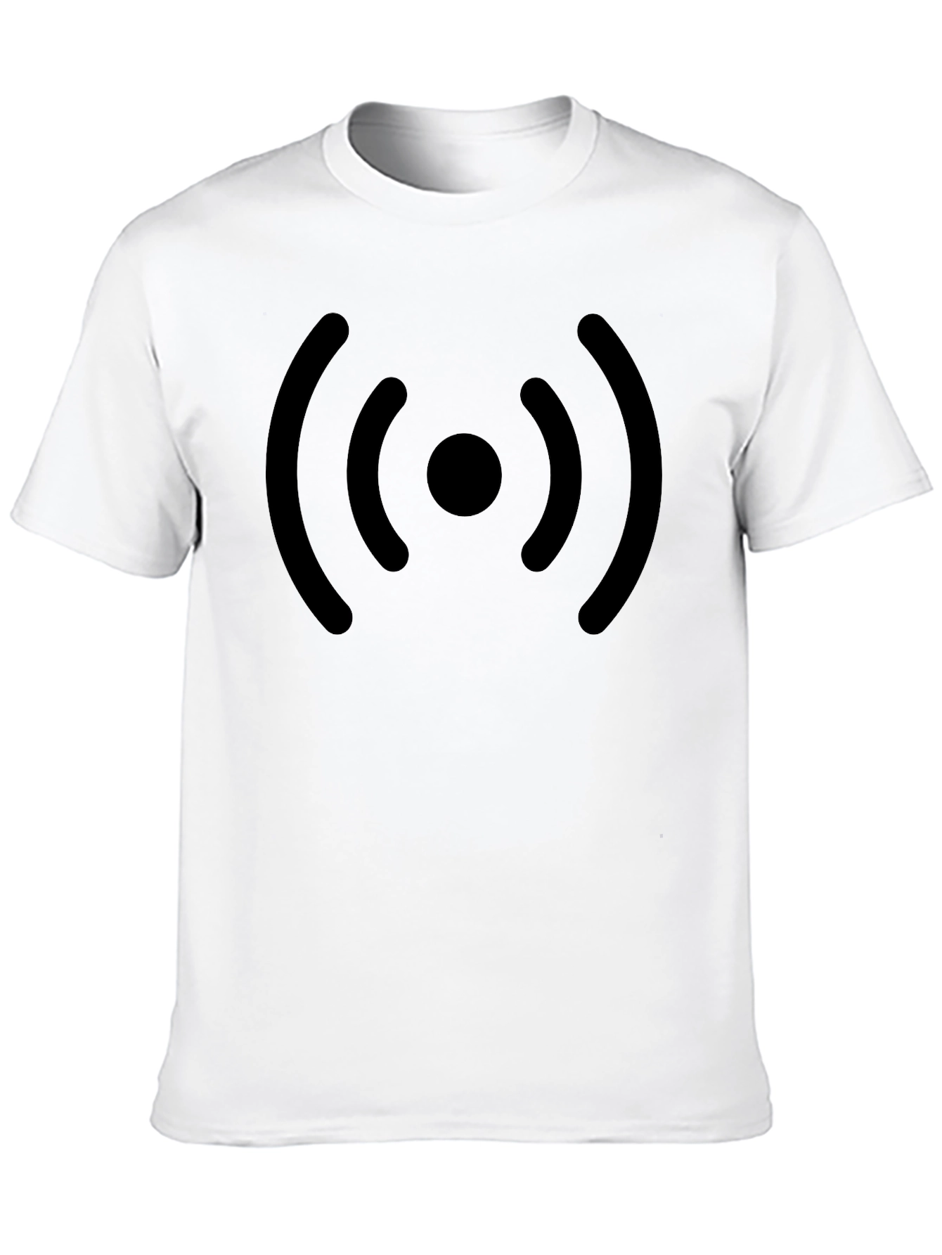 Wireless Signal Graphic T-Shirt - Modern Design