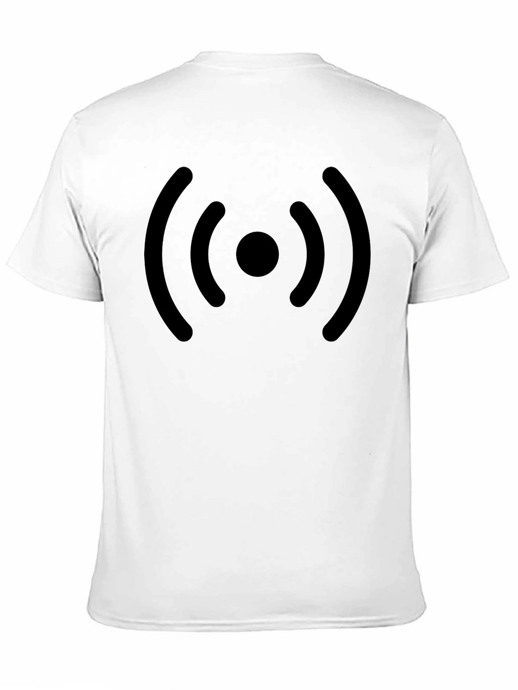 Wireless Signal Graphic T-Shirt - Modern Design