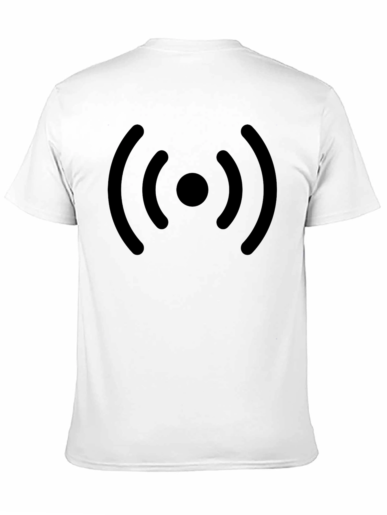 Wireless Signal Graphic T-Shirt - Modern Design