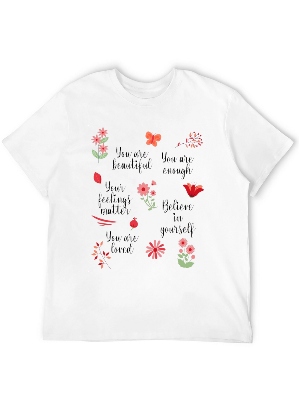 Inspirational Graphic Tee - You are Enough