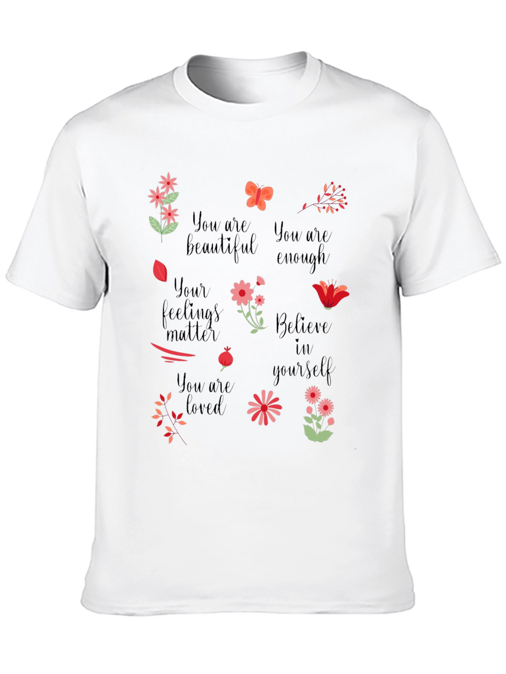 Inspirational Graphic Tee - You are Enough
