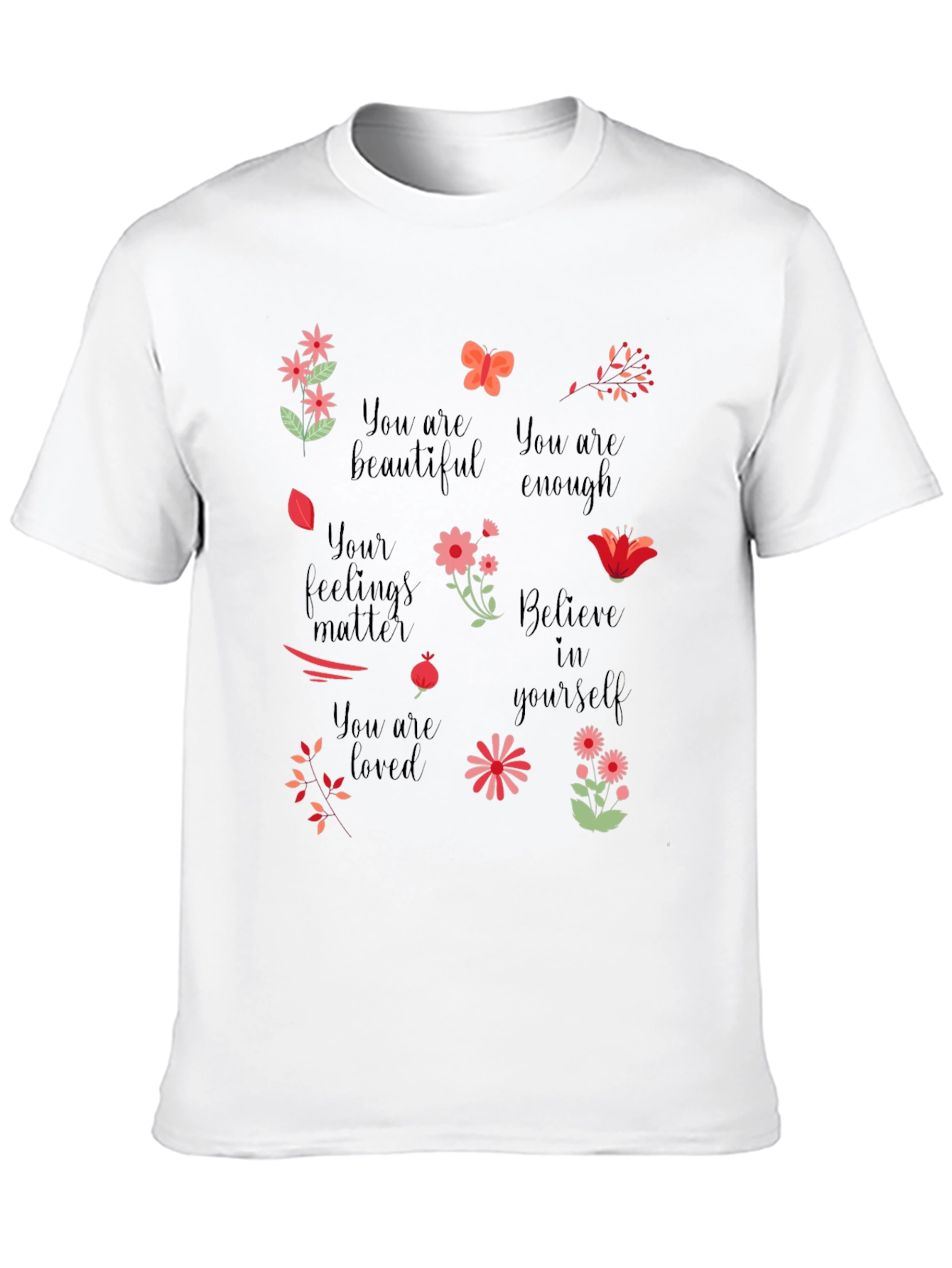 Inspirational Graphic Tee - You are Enough