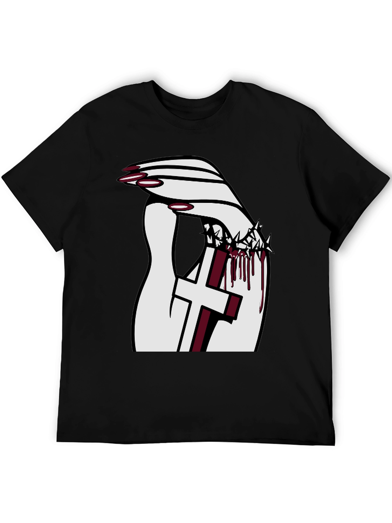 Gothic Cross Crown T-Shirt