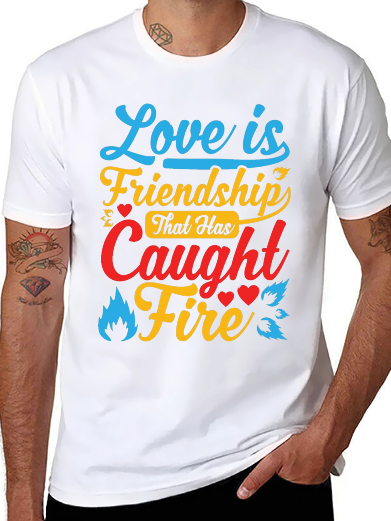 Love is Friendship T-Shirt - Relationship Goals