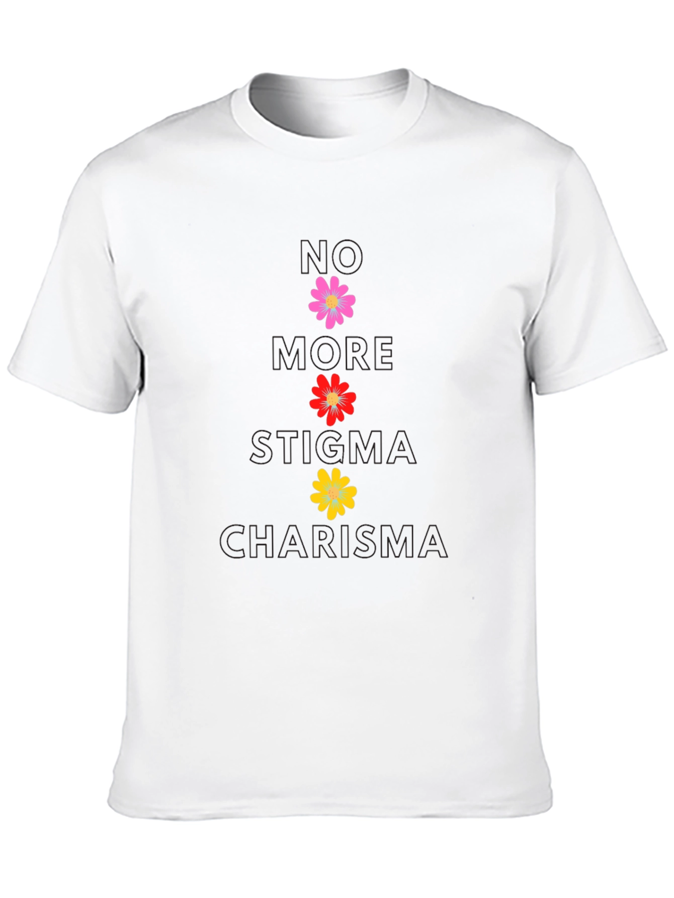 No More Stigma Charisma Floral T-Shirt