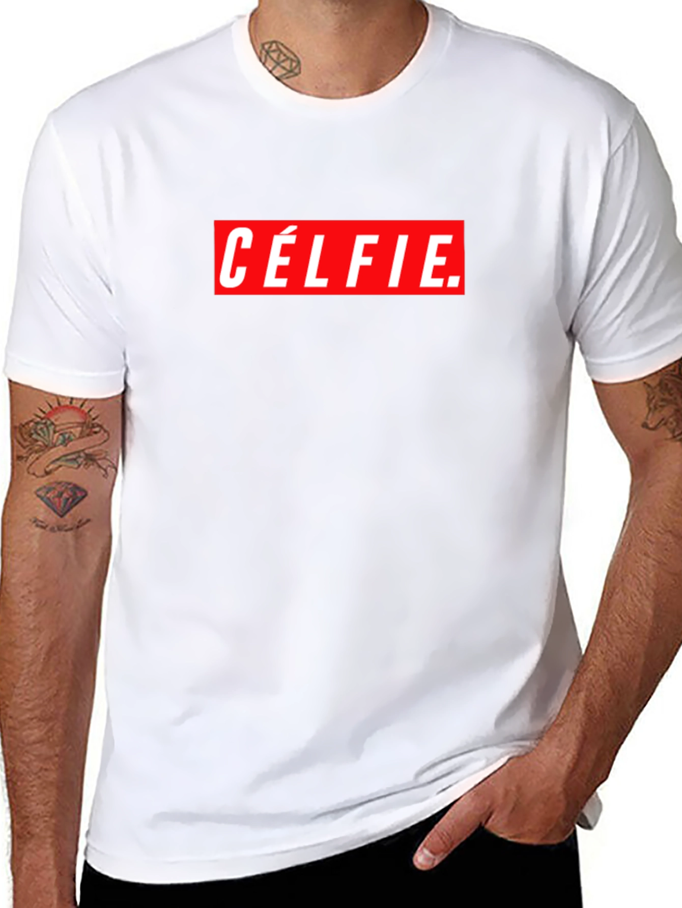 Celfie Graphic Tee - Trendy Statement Shirt