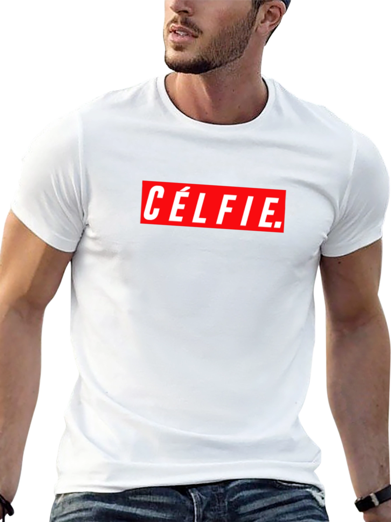 Celfie Graphic Tee - Trendy Statement Shirt