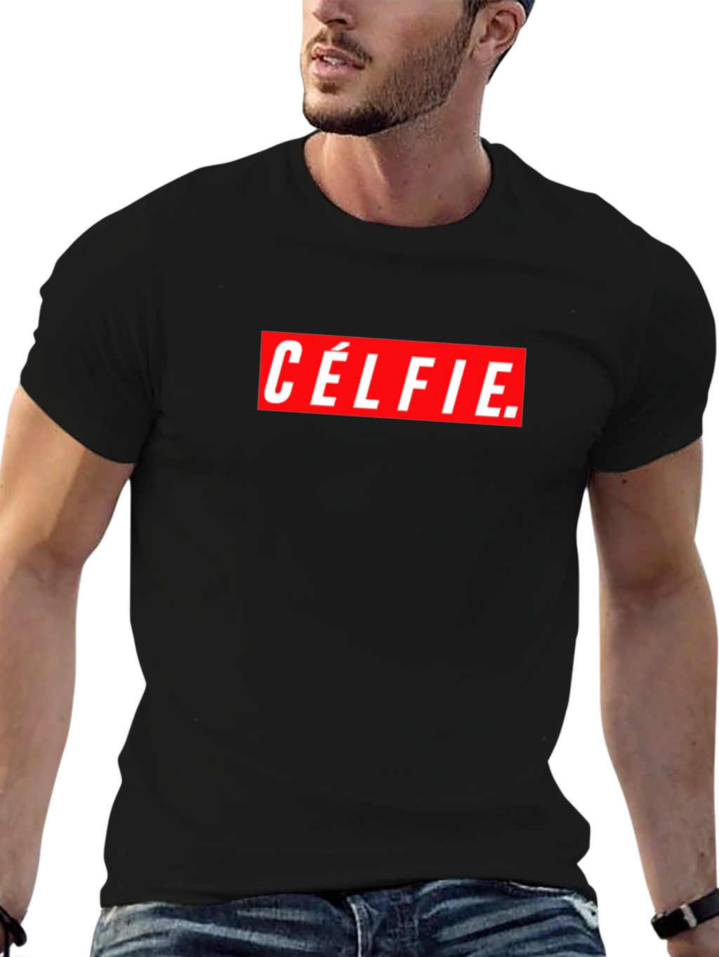 Celfie Graphic Tee - Trendy Statement Shirt
