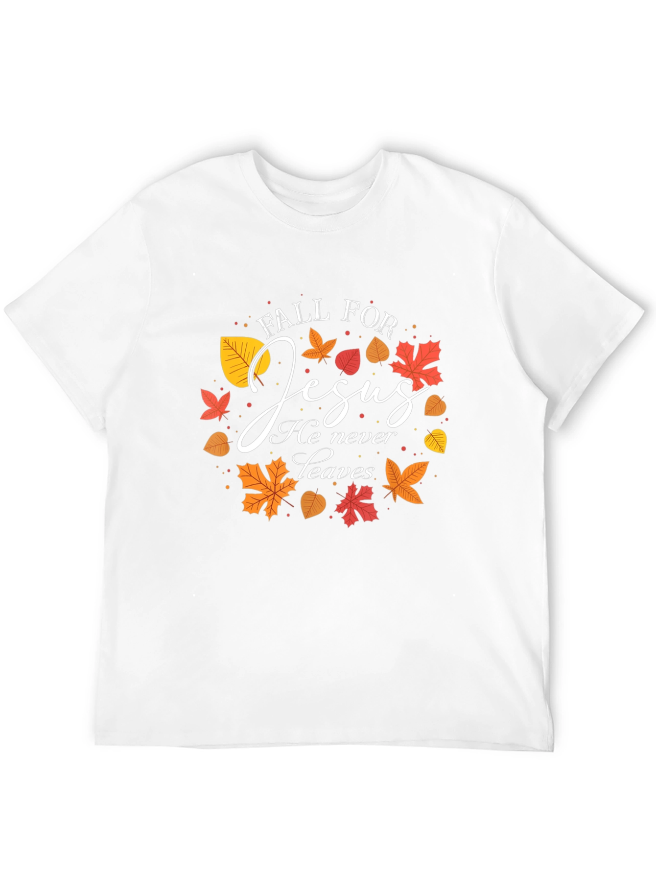 Fall For Jesus T-Shirt Autumn Christian Apparel