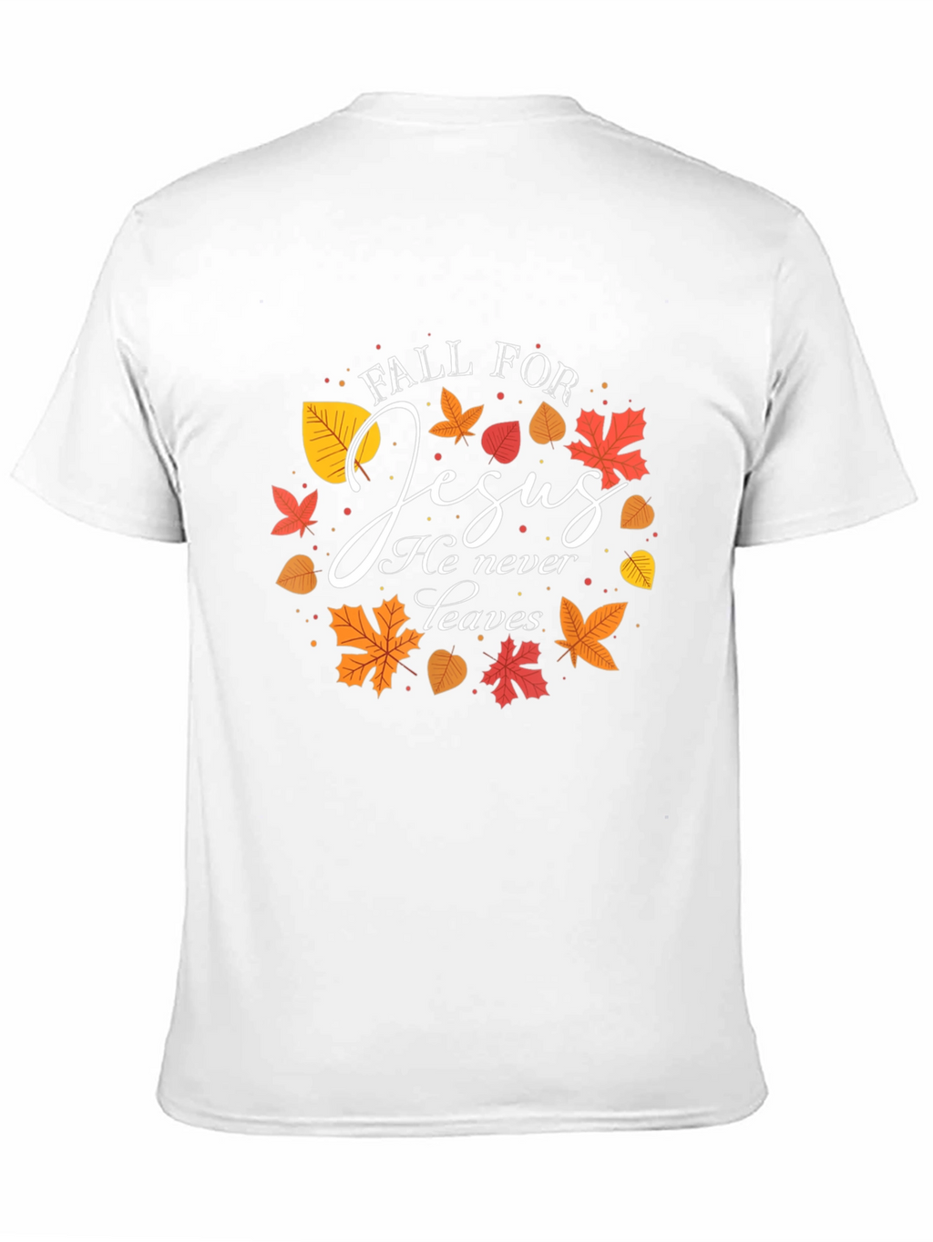 Fall For Jesus T-Shirt Autumn Christian Apparel