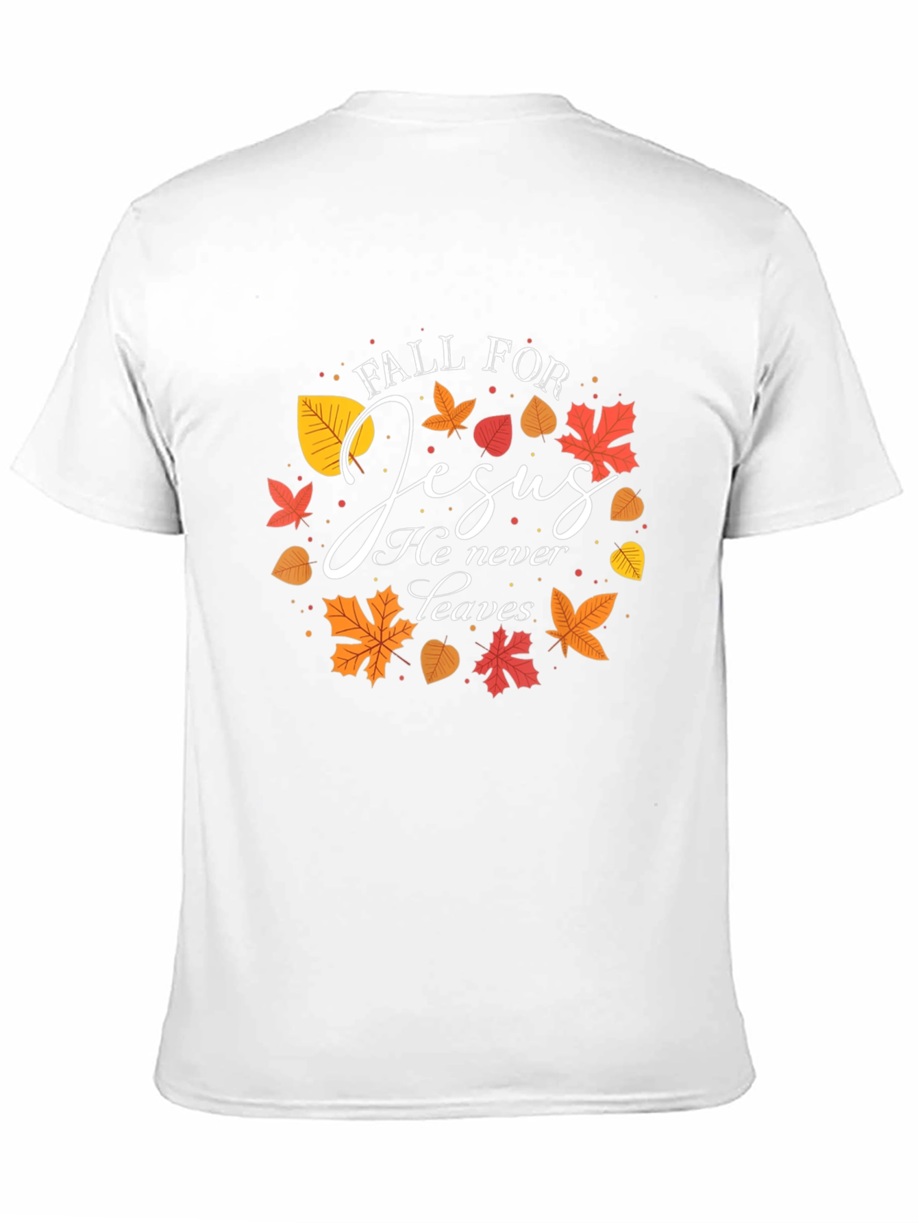 Fall For Jesus T-Shirt Autumn Christian Apparel