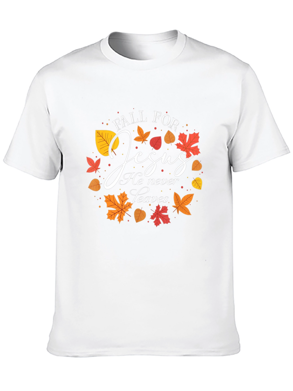 Fall For Jesus T-Shirt Autumn Christian Apparel