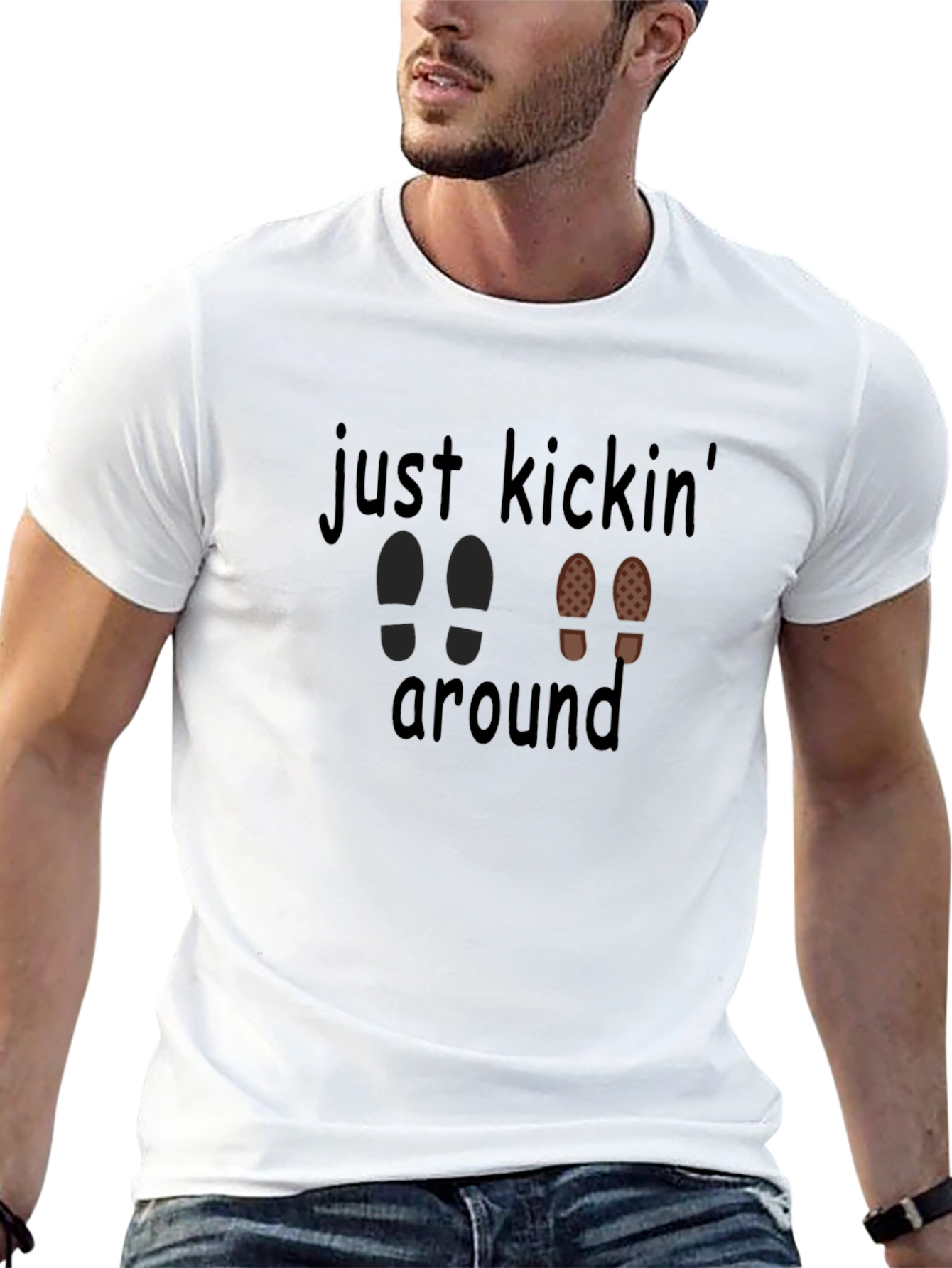 Just Kickin Around Graphic T-Shirt