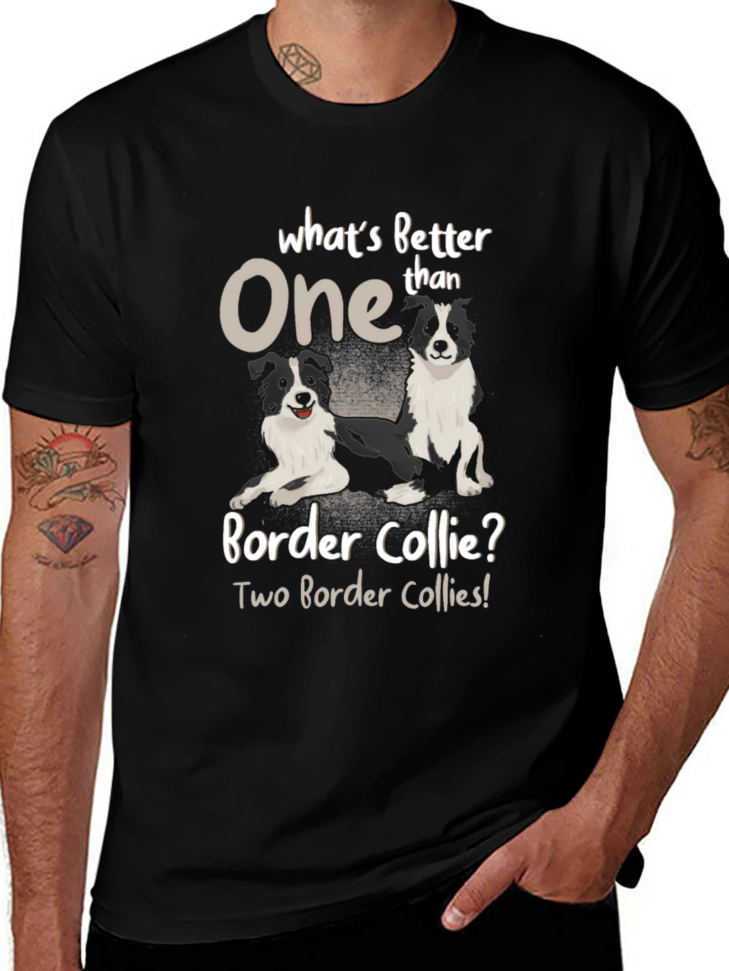 Border Collie T-Shirt - Whats Better Than One?