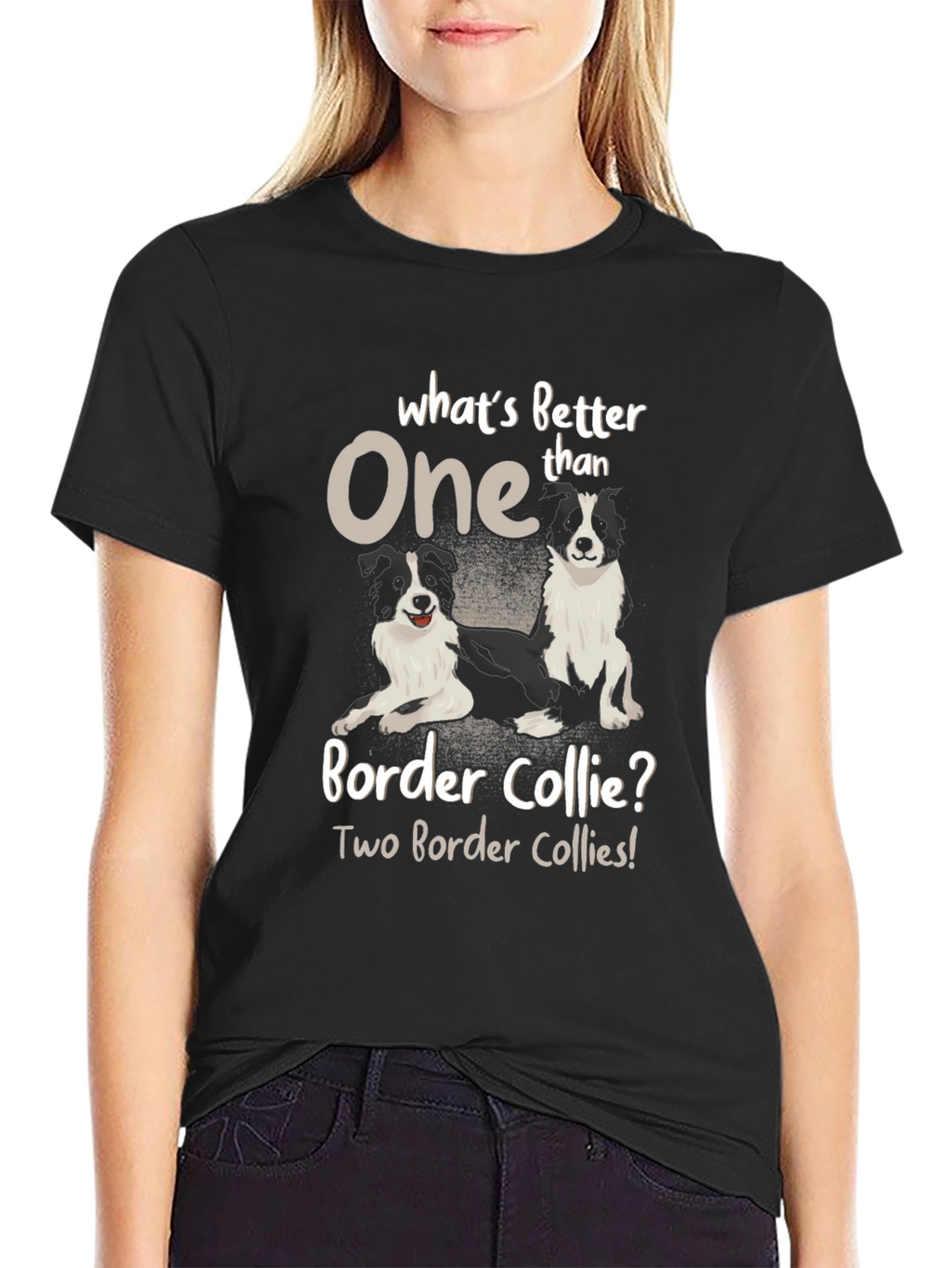 Border Collie T-Shirt - Whats Better Than One?