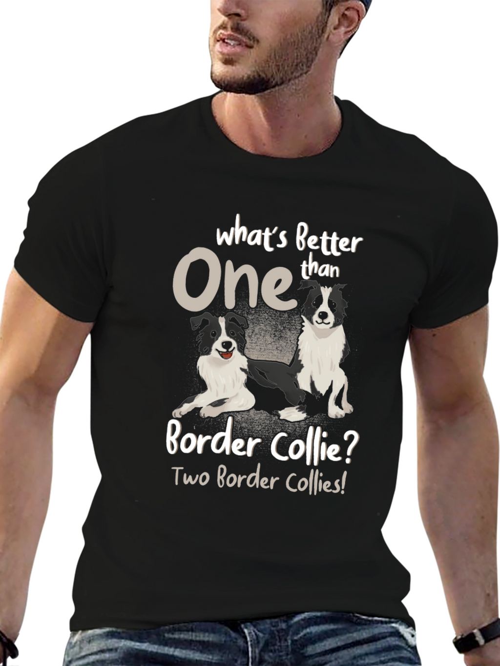 Border Collie T-Shirt - Whats Better Than One?