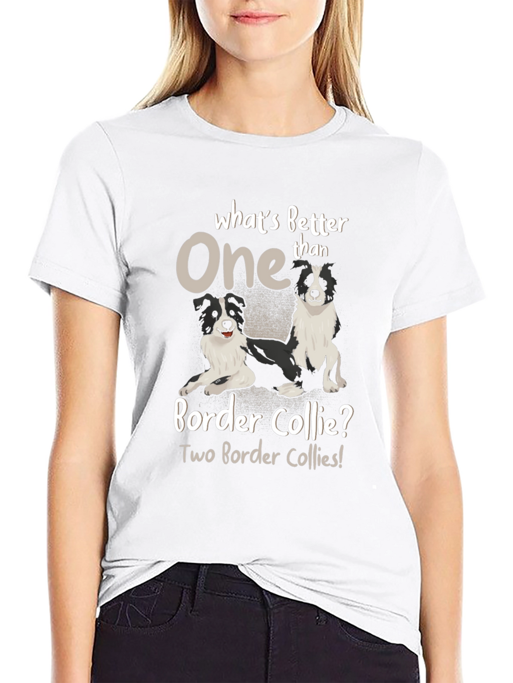 Border Collie T-Shirt - Whats Better Than One?
