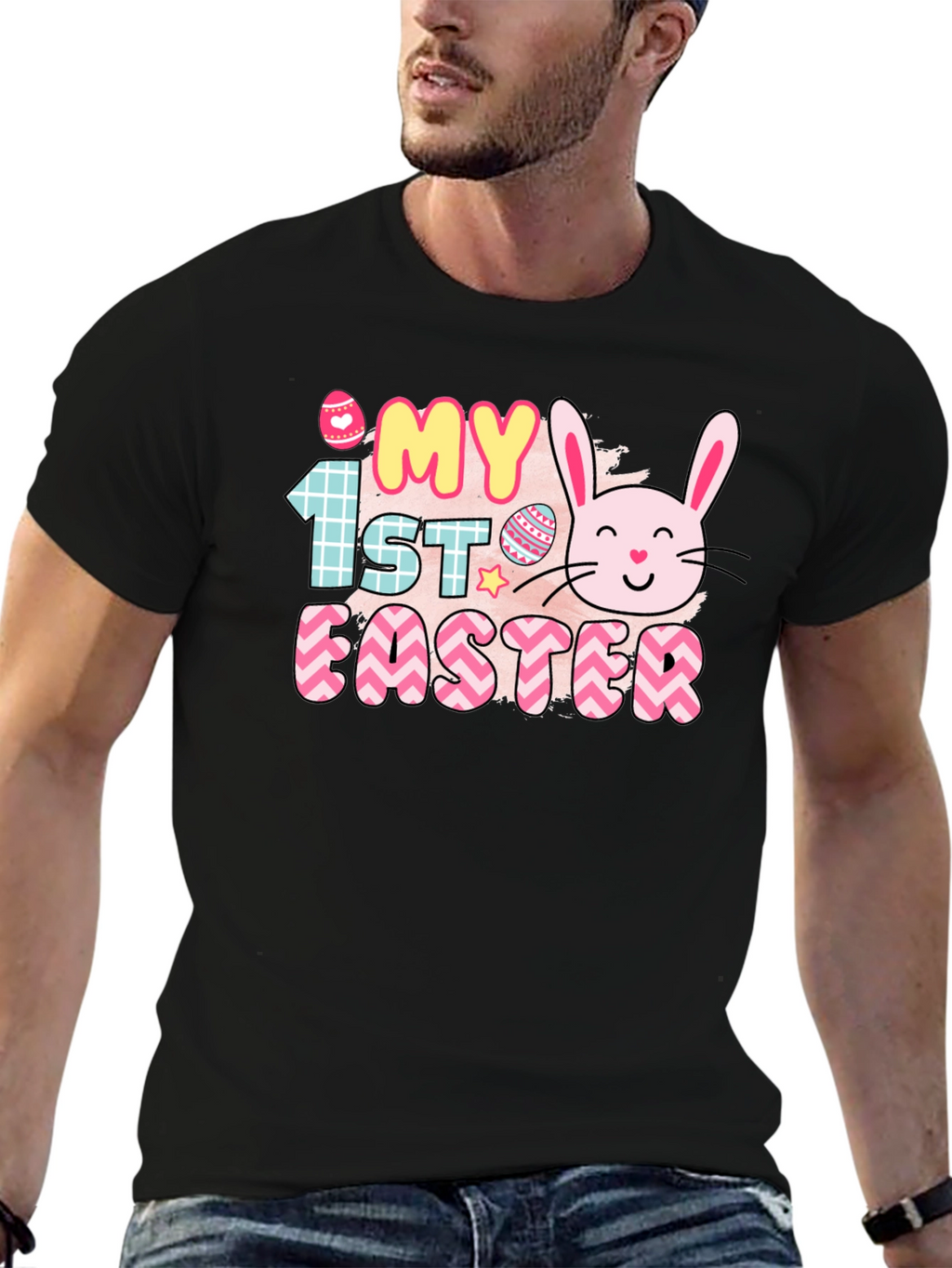 My First Easter T-Shirt - Cute Bunny Design
