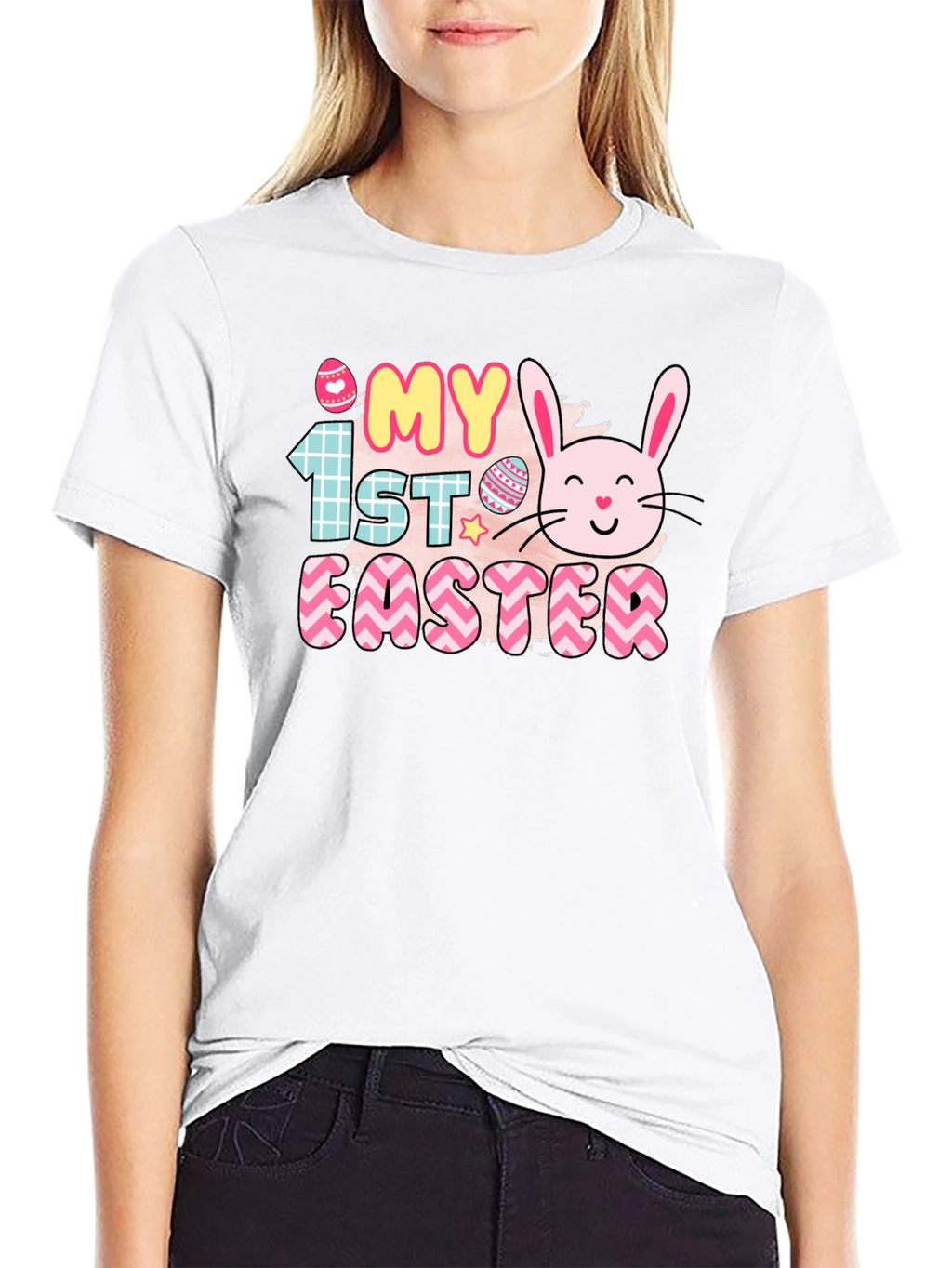 My First Easter T-Shirt - Cute Bunny Design
