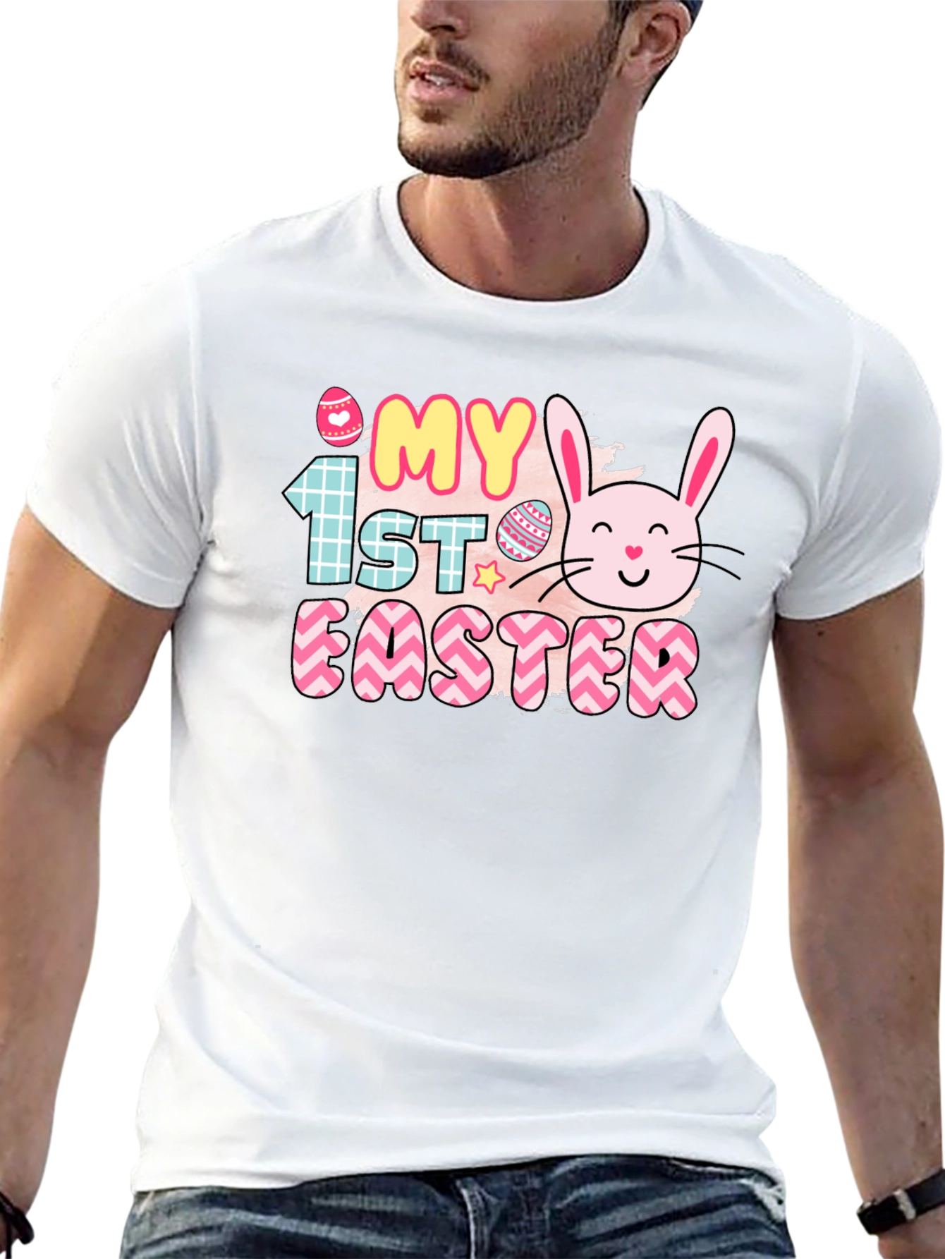 My First Easter T-Shirt - Cute Bunny Design