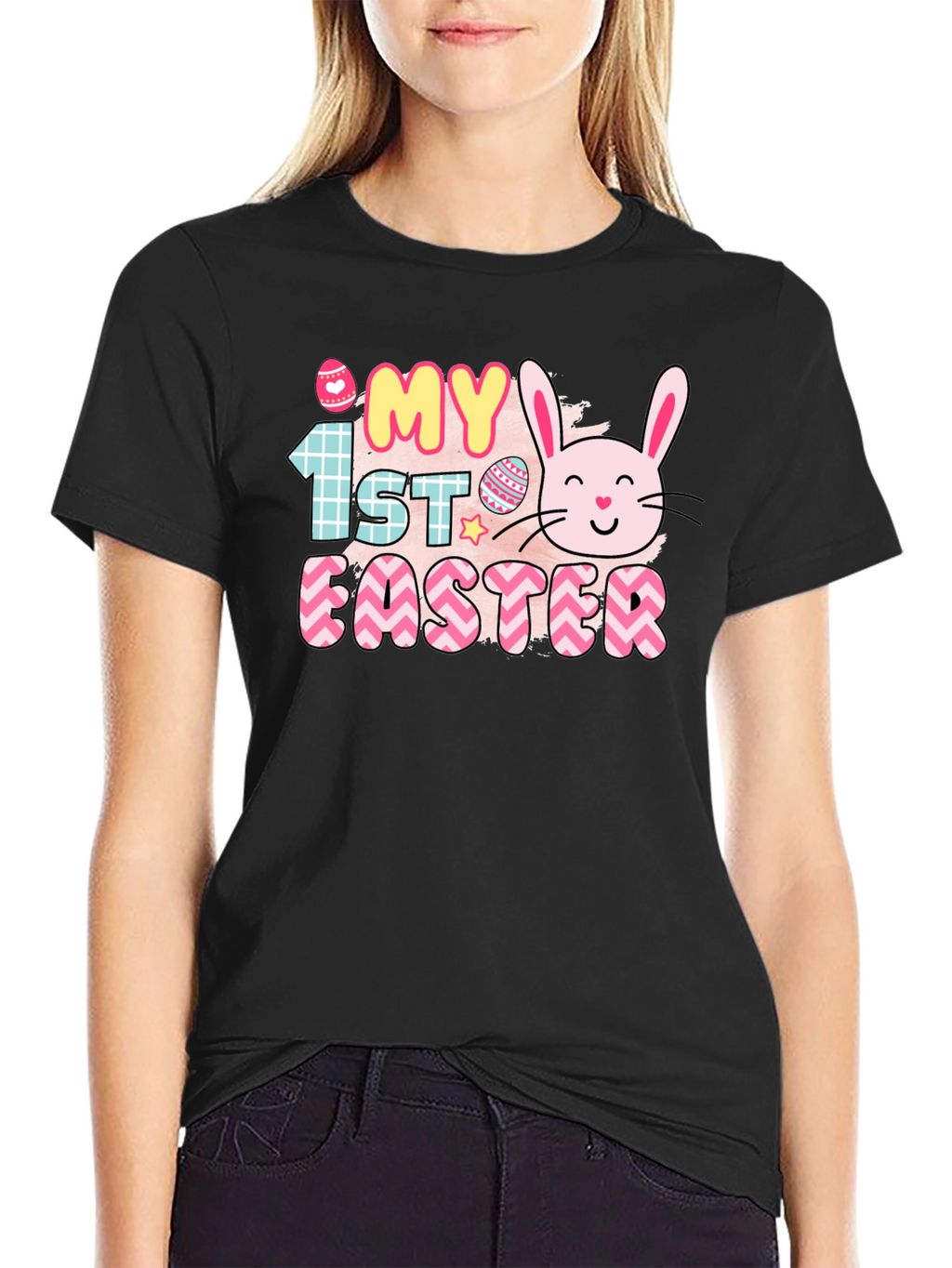 My First Easter T-Shirt - Cute Bunny Design