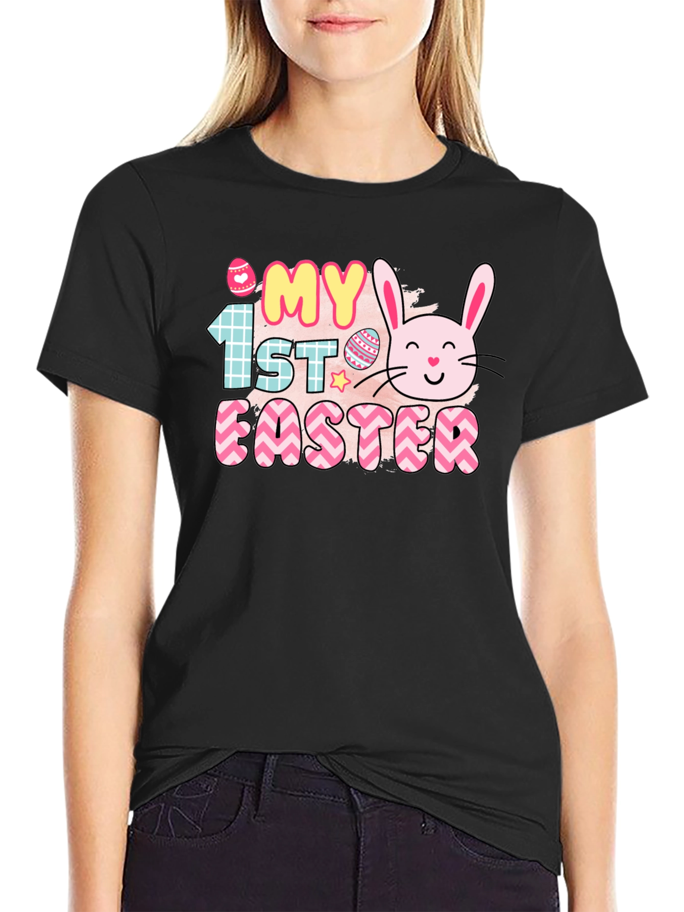 My First Easter T-Shirt - Cute Bunny Design