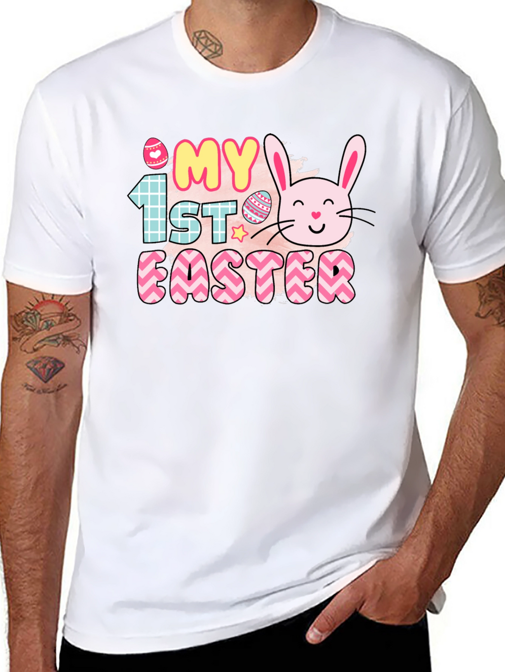 My First Easter T-Shirt - Cute Bunny Design