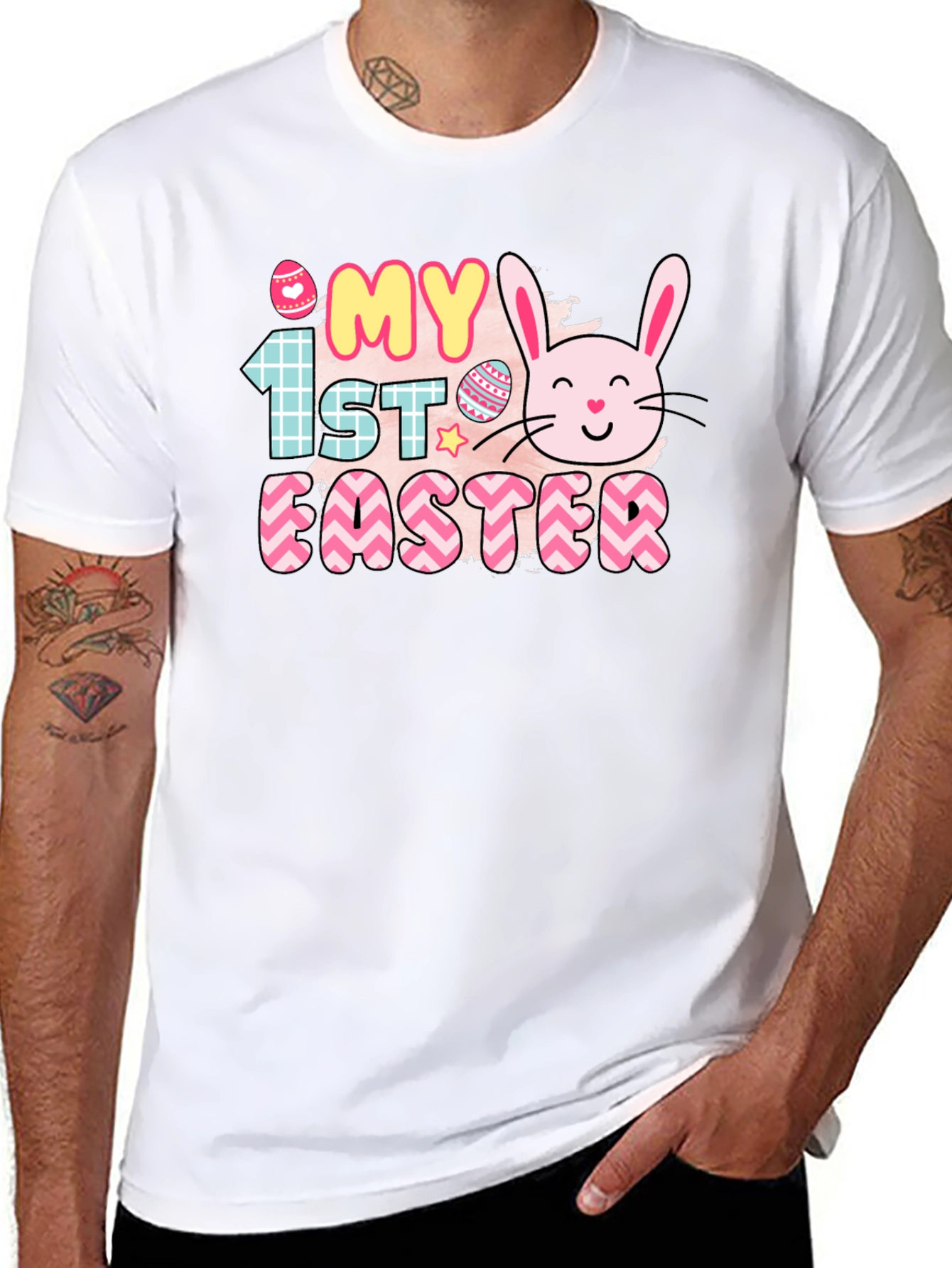 My First Easter T-Shirt - Cute Bunny Design