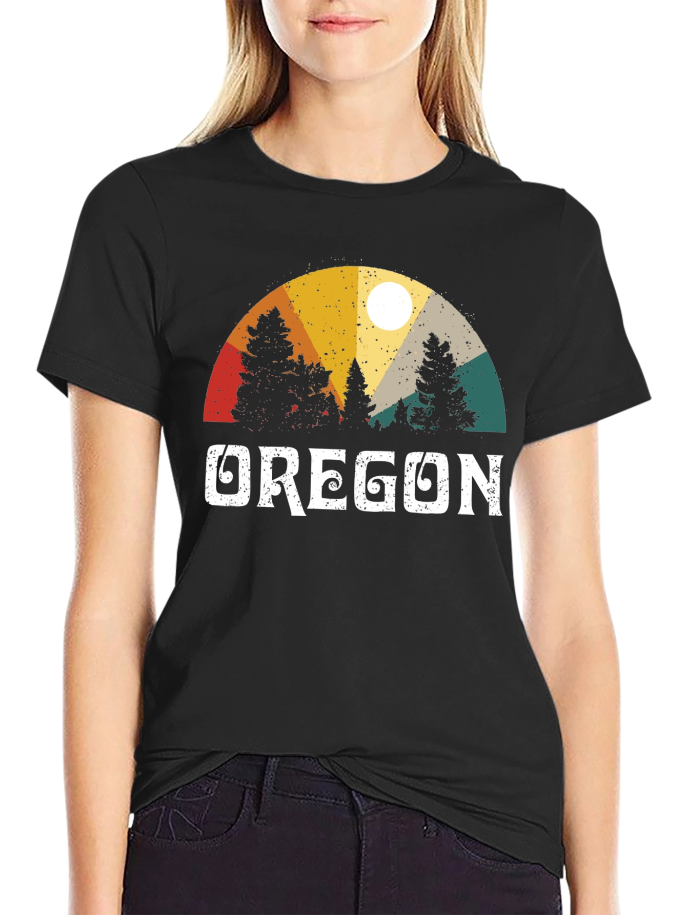 Vintage Oregon Graphic T-Shirt - Nature Lover Apparel