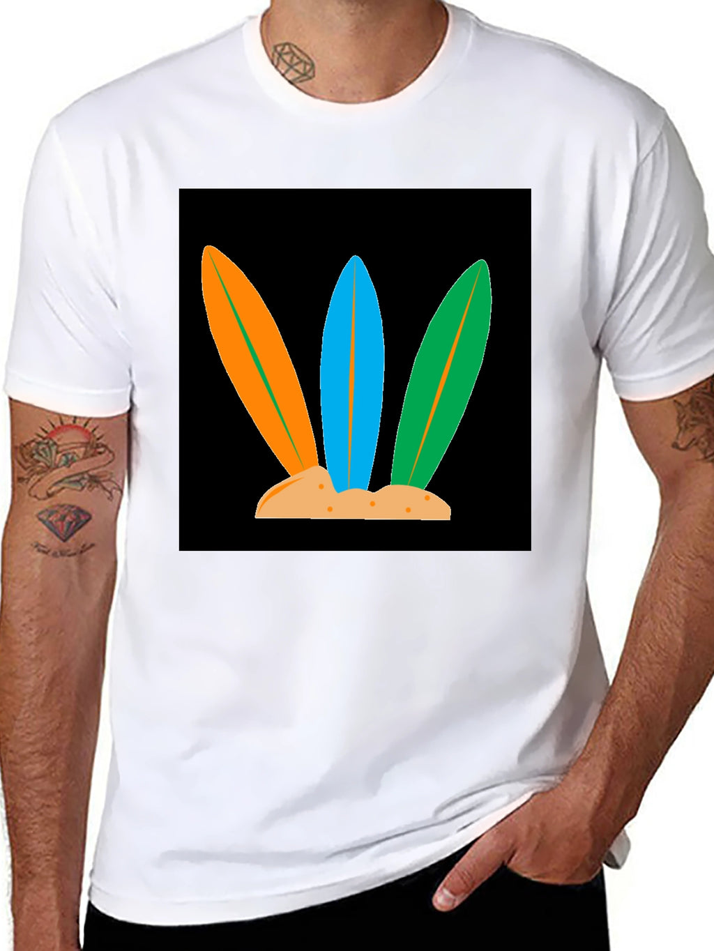 Surfboard Trio Graphic Tee